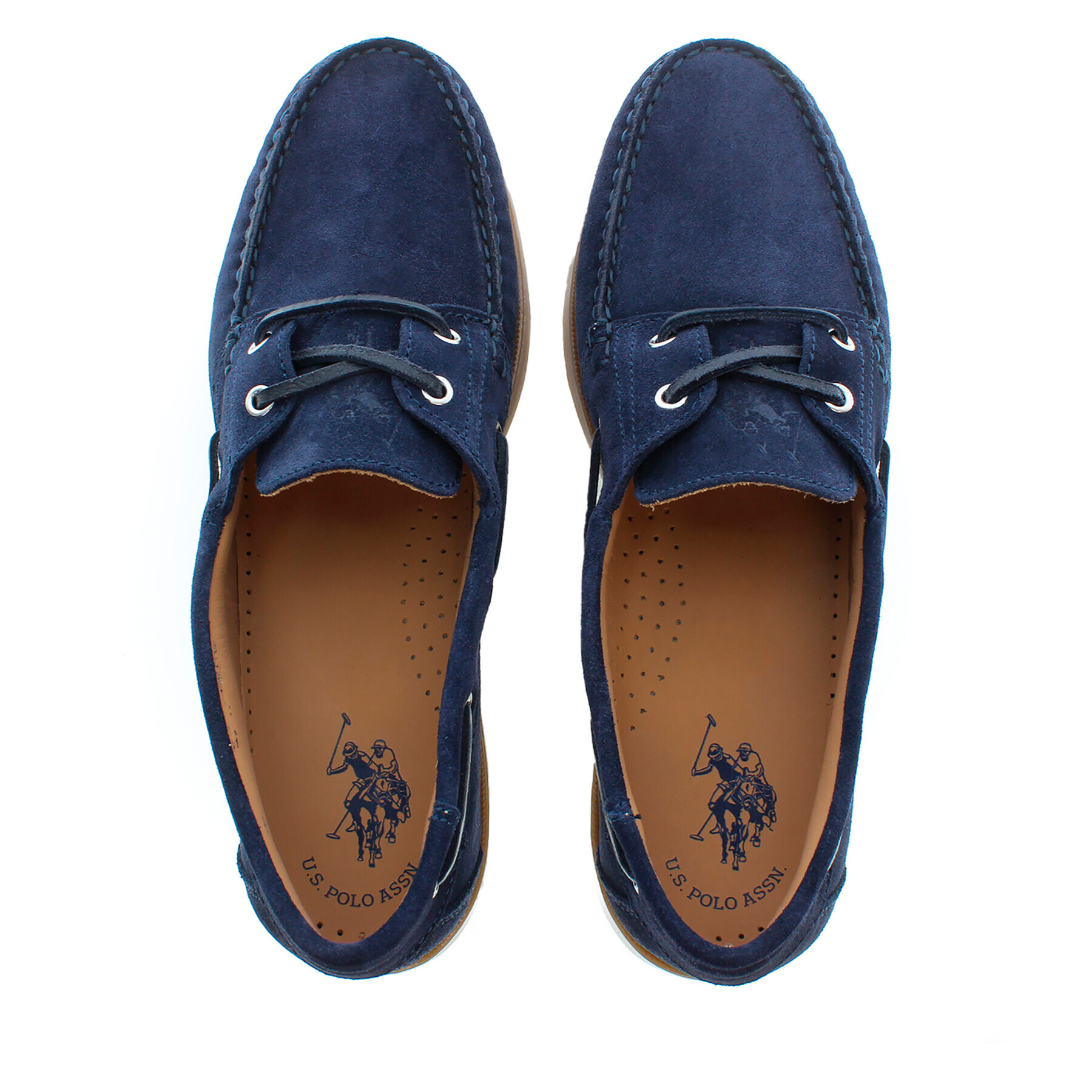 U.S. Polo Assn. Мокасини Sail0 SAIL002 SUEDE Син - Pepit.bg