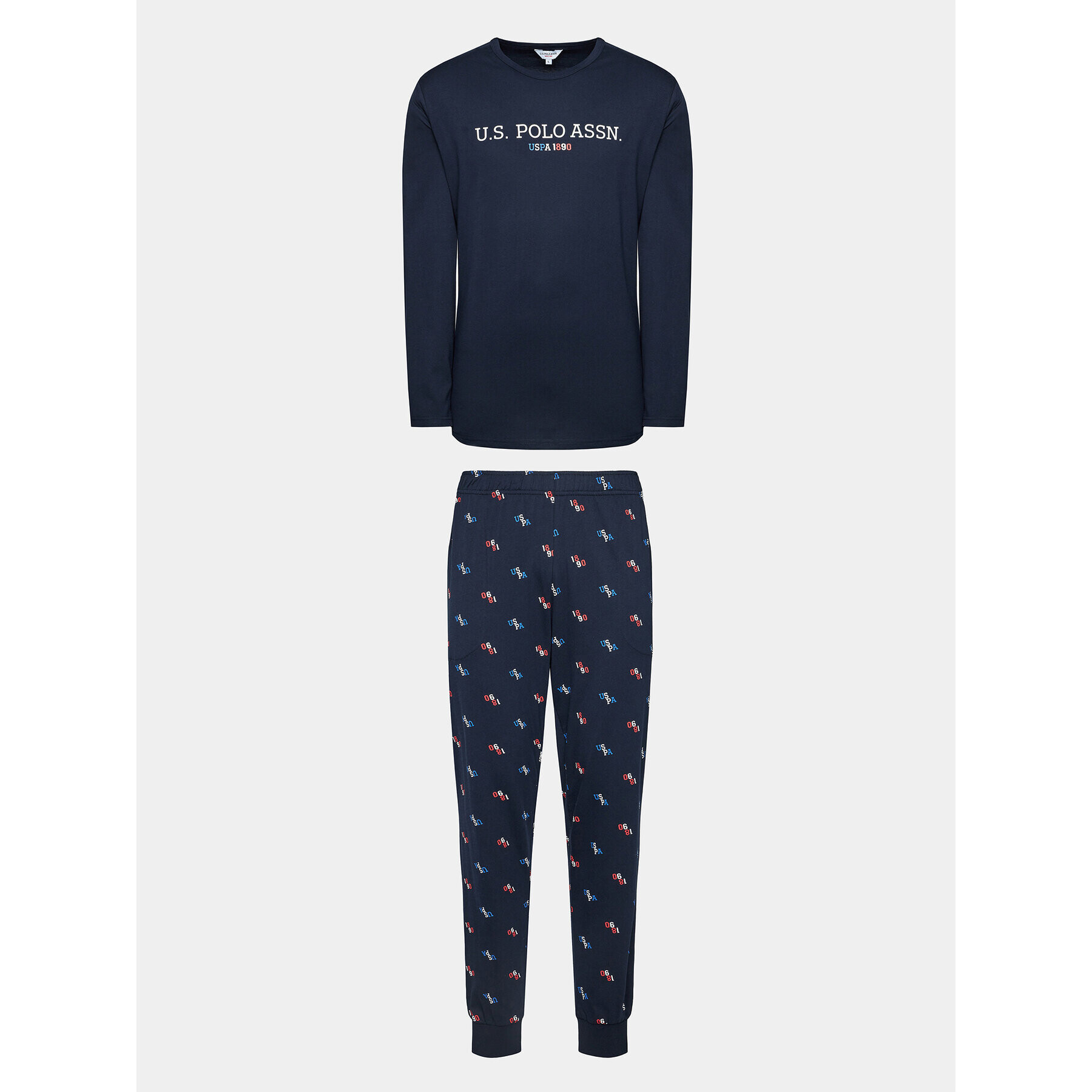 U.S. Polo Assn. Пижама 18735 Тъмносин Regular Fit - Pepit.bg