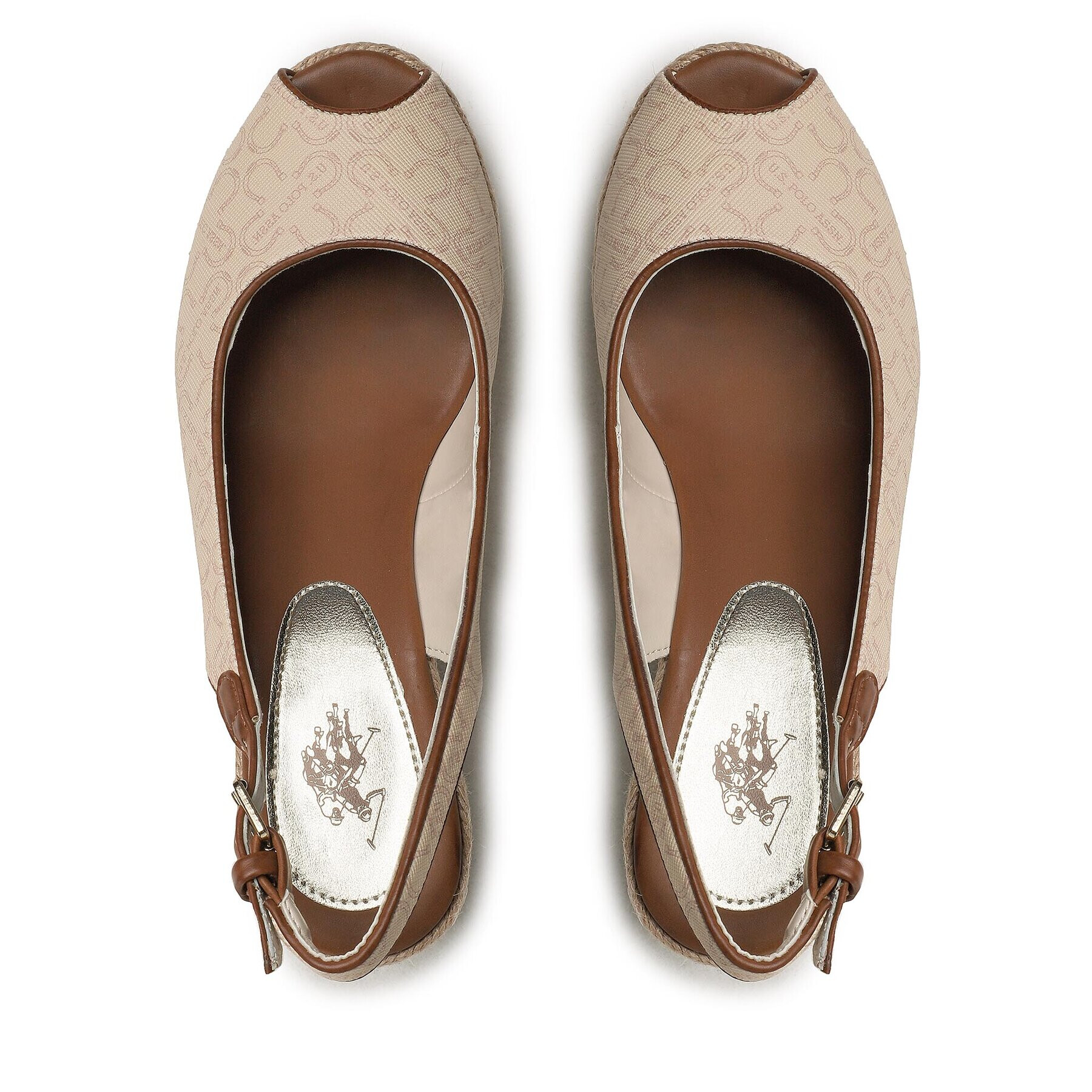 U.S. Polo Assn. Сандали Alyss ALYSSA015 PRINT Бежов - Pepit.bg