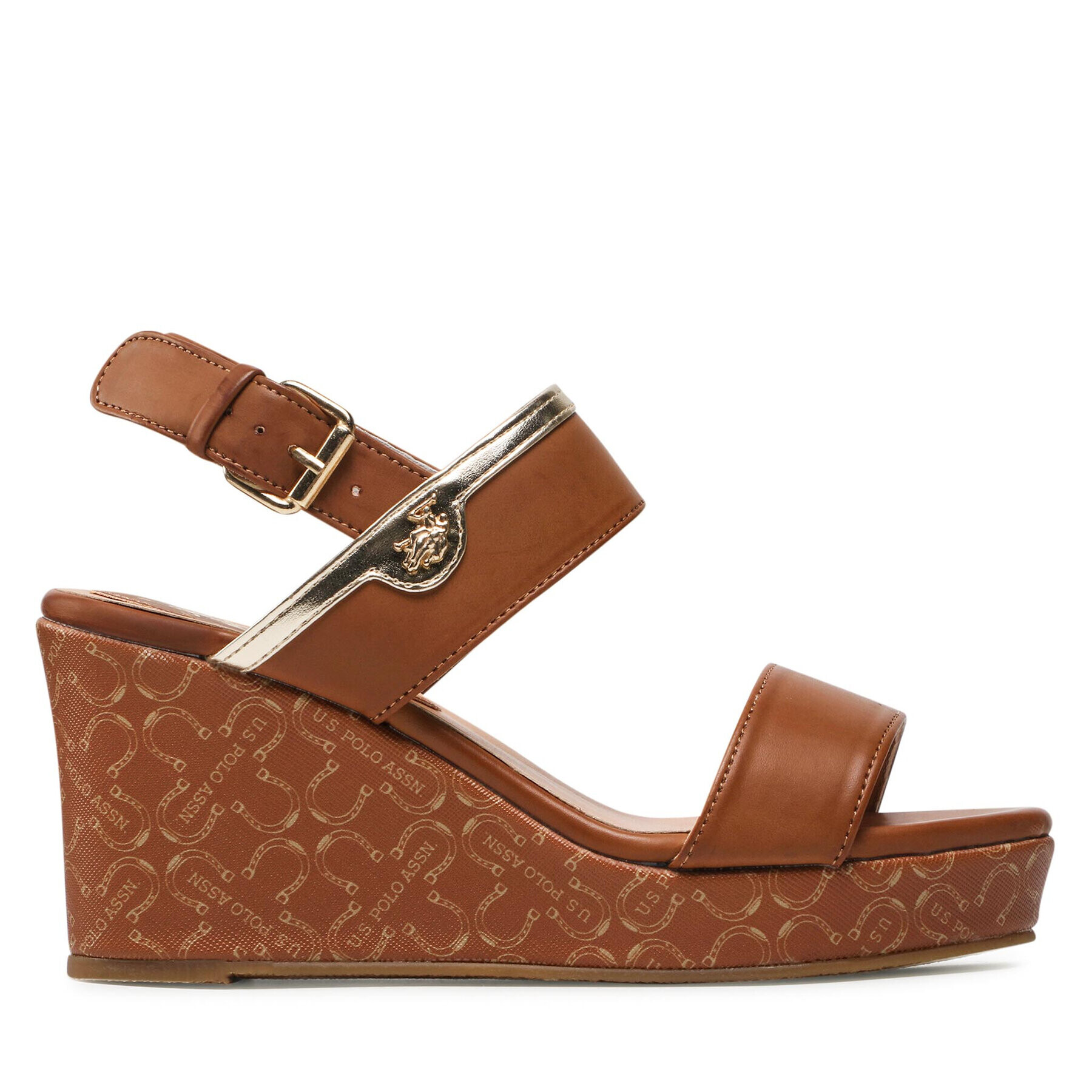 U.S. Polo Assn. Сандали Alyssa005 ALYSSA005W/2Y1 Кафяв - Pepit.bg