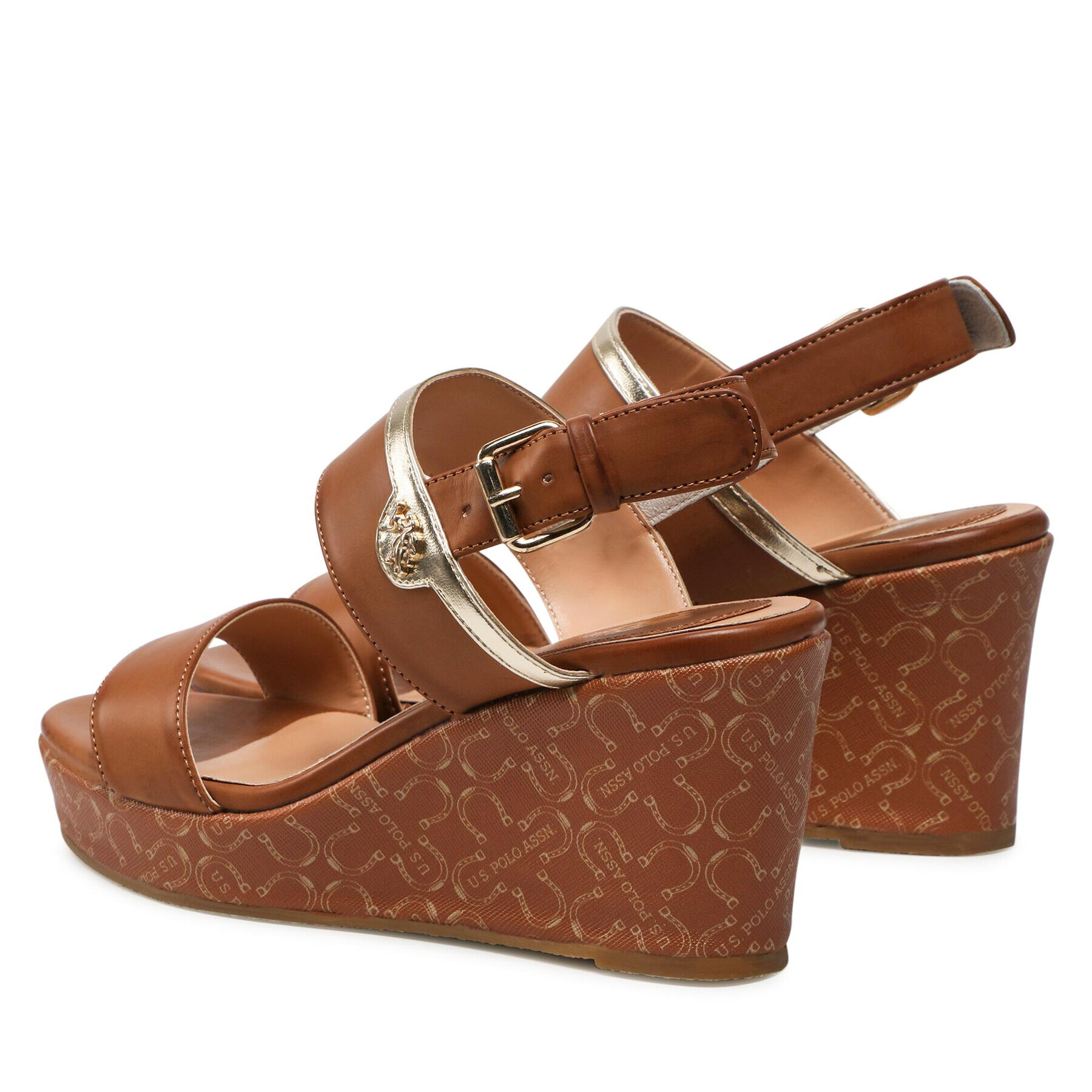 U.S. Polo Assn. Сандали Alyssa005 ALYSSA005W/2Y1 Кафяв - Pepit.bg