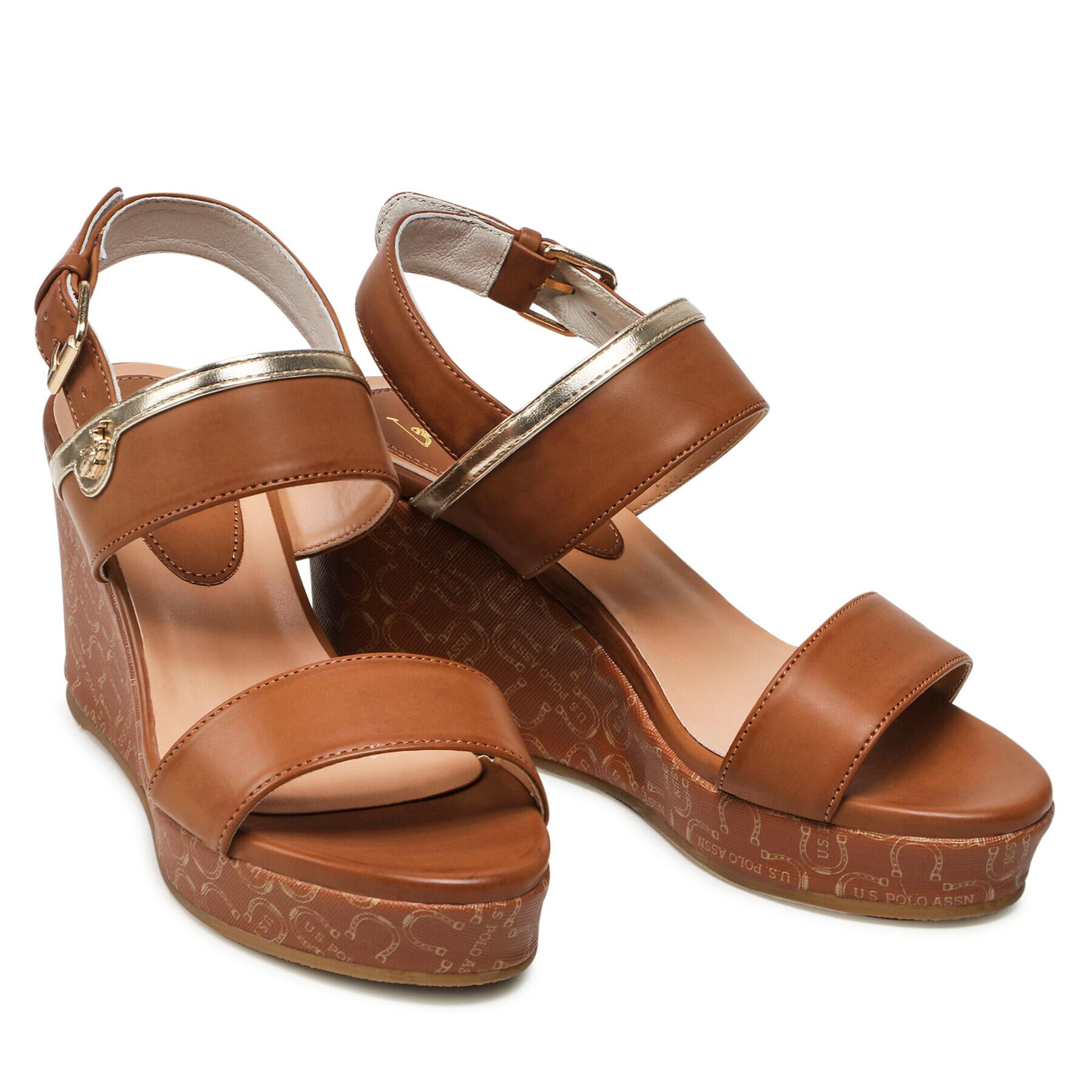 U.S. Polo Assn. Сандали Alyssa005 ALYSSA005W/2Y1 Кафяв - Pepit.bg