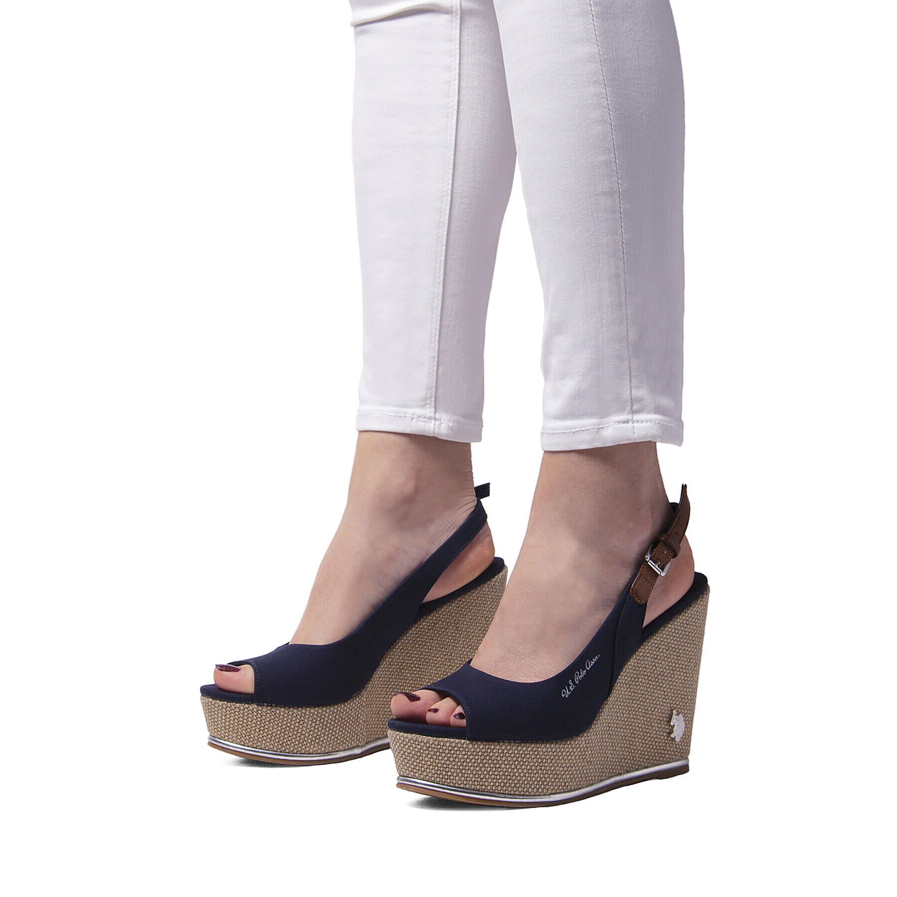 U.S. Polo Assn. Сандали Aylin AYLIN013 Син - Pepit.bg