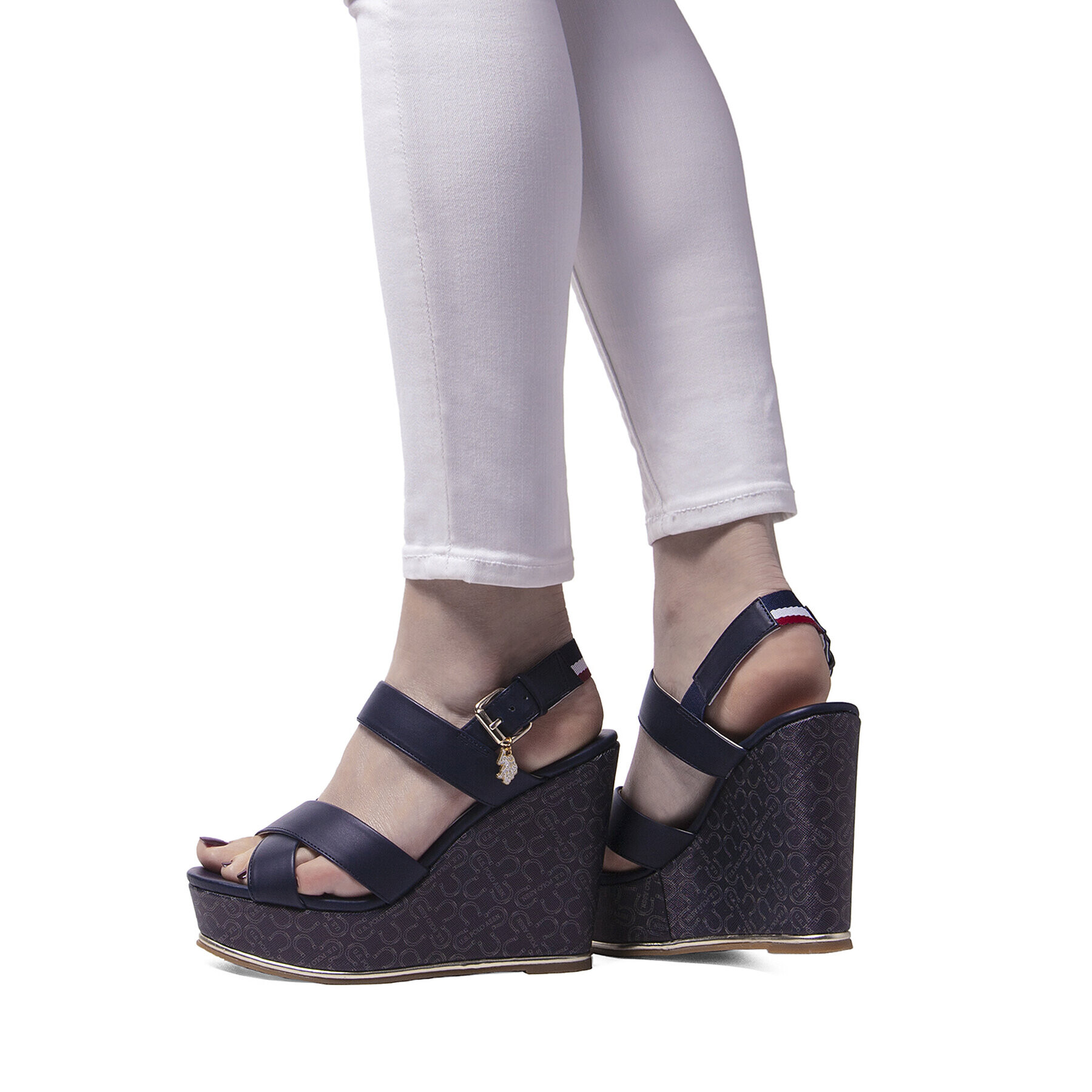 U.S. Polo Assn. Сандали Aylin AYLIN014 Син - Pepit.bg