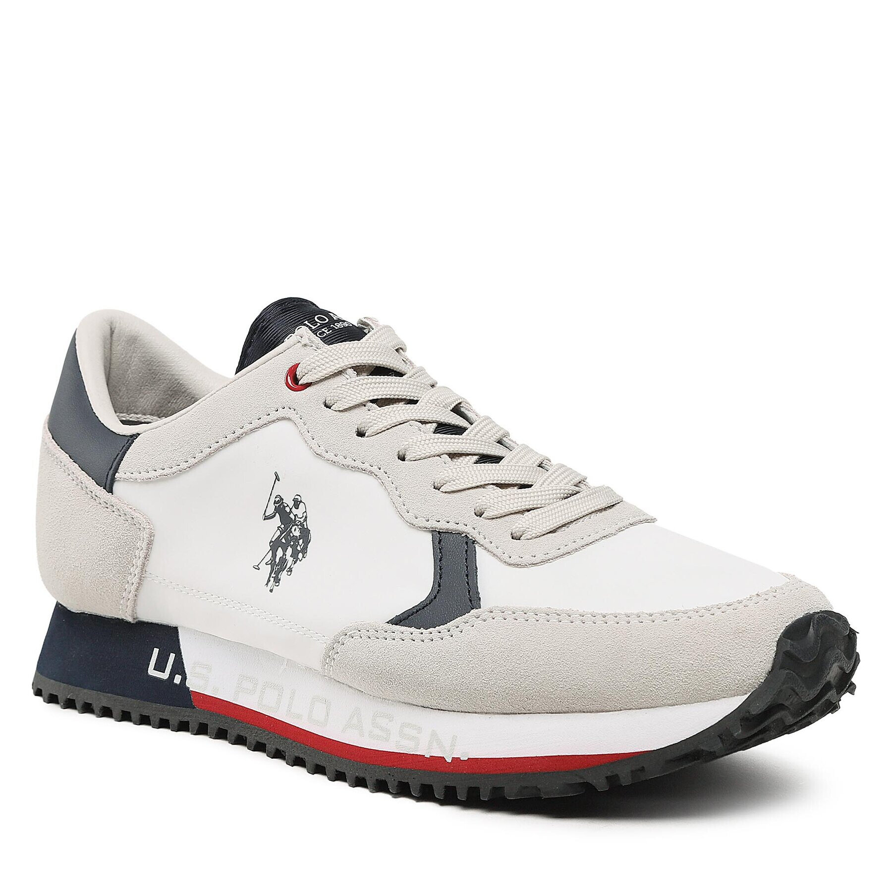 U.S. Polo Assn. Сникърси Cleef CLEEF001A Бял - Pepit.bg