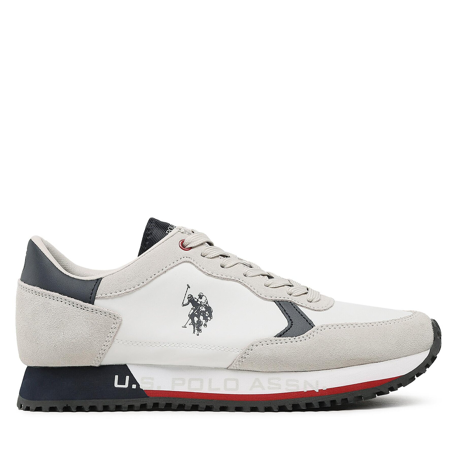 U.S. Polo Assn. Сникърси Cleef CLEEF001A Бял - Pepit.bg