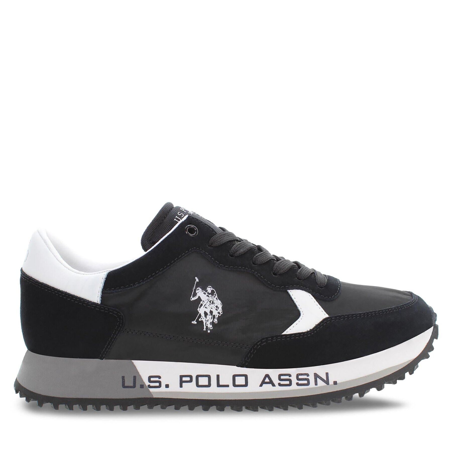 U.S. Polo Assn. Сникърси Cleef CLEEF001A Черен - Pepit.bg