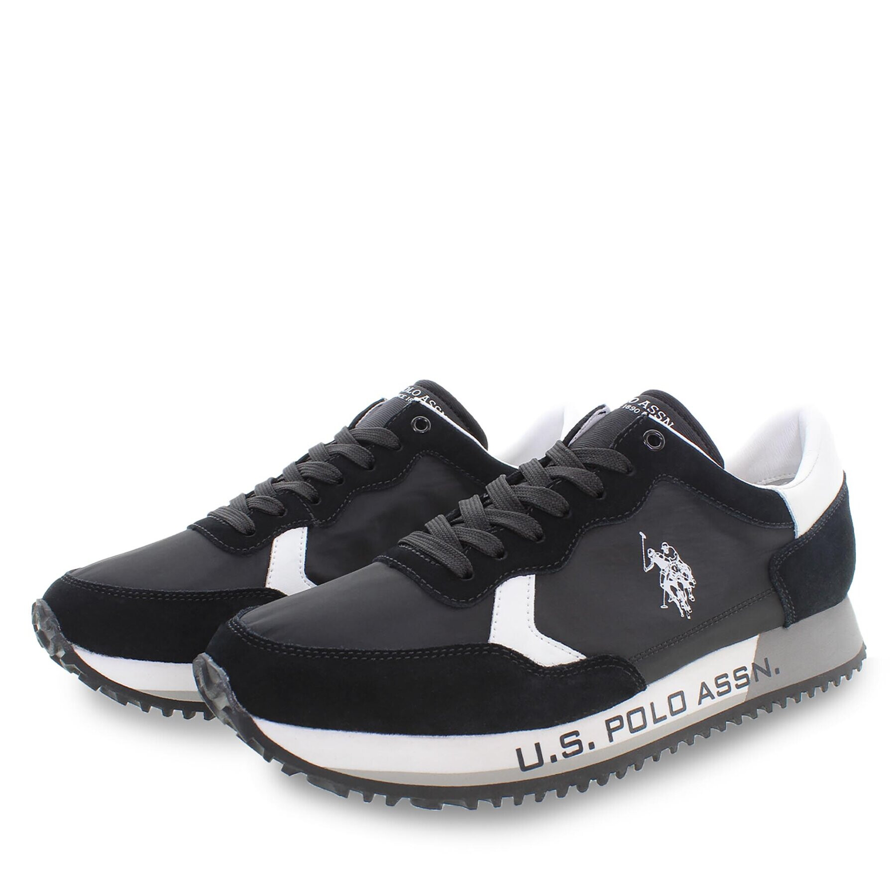 U.S. Polo Assn. Сникърси Cleef CLEEF001A Черен - Pepit.bg