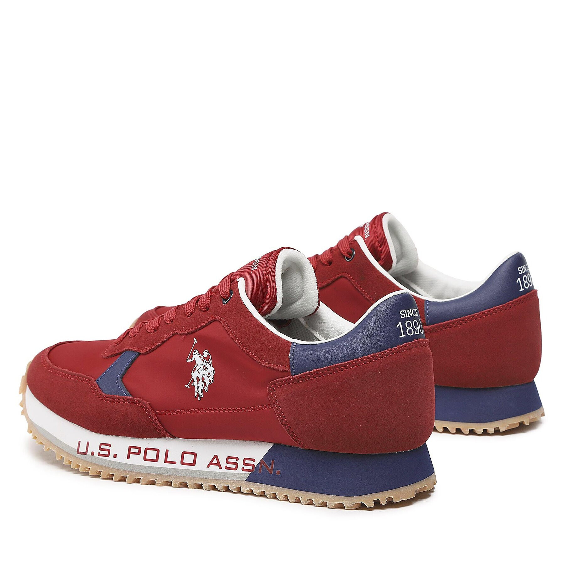 U.S. Polo Assn. Сникърси Cleef CLEEF001A Червен - Pepit.bg