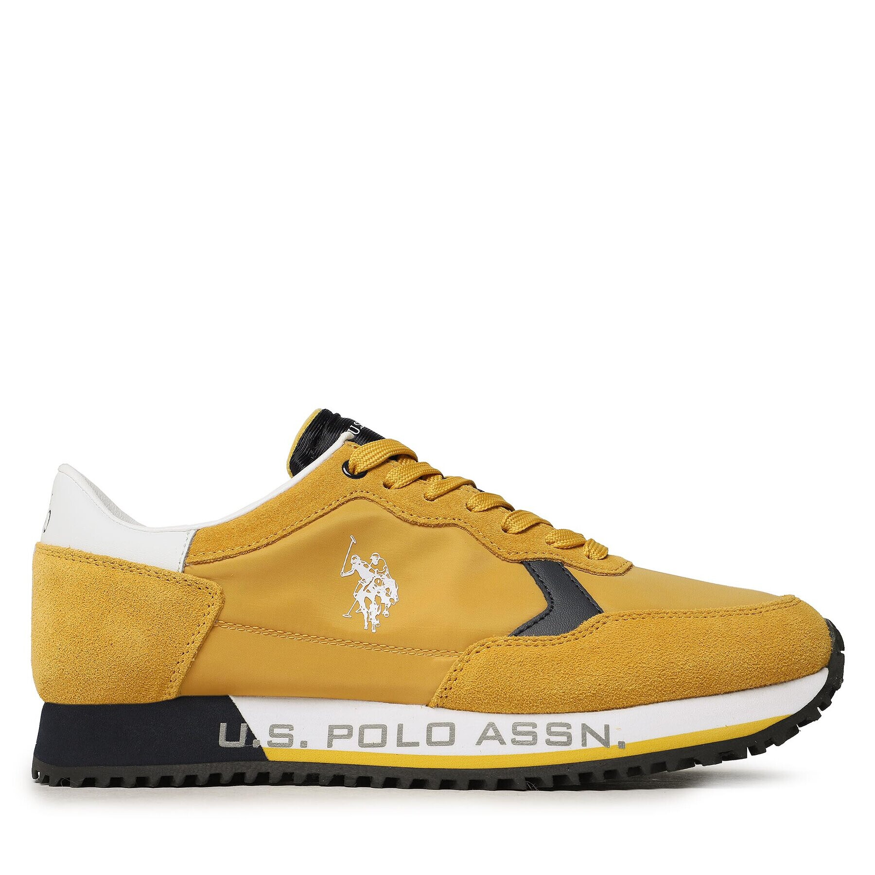 U.S. Polo Assn. Сникърси Cleef CLEEF001A Жълт - Pepit.bg
