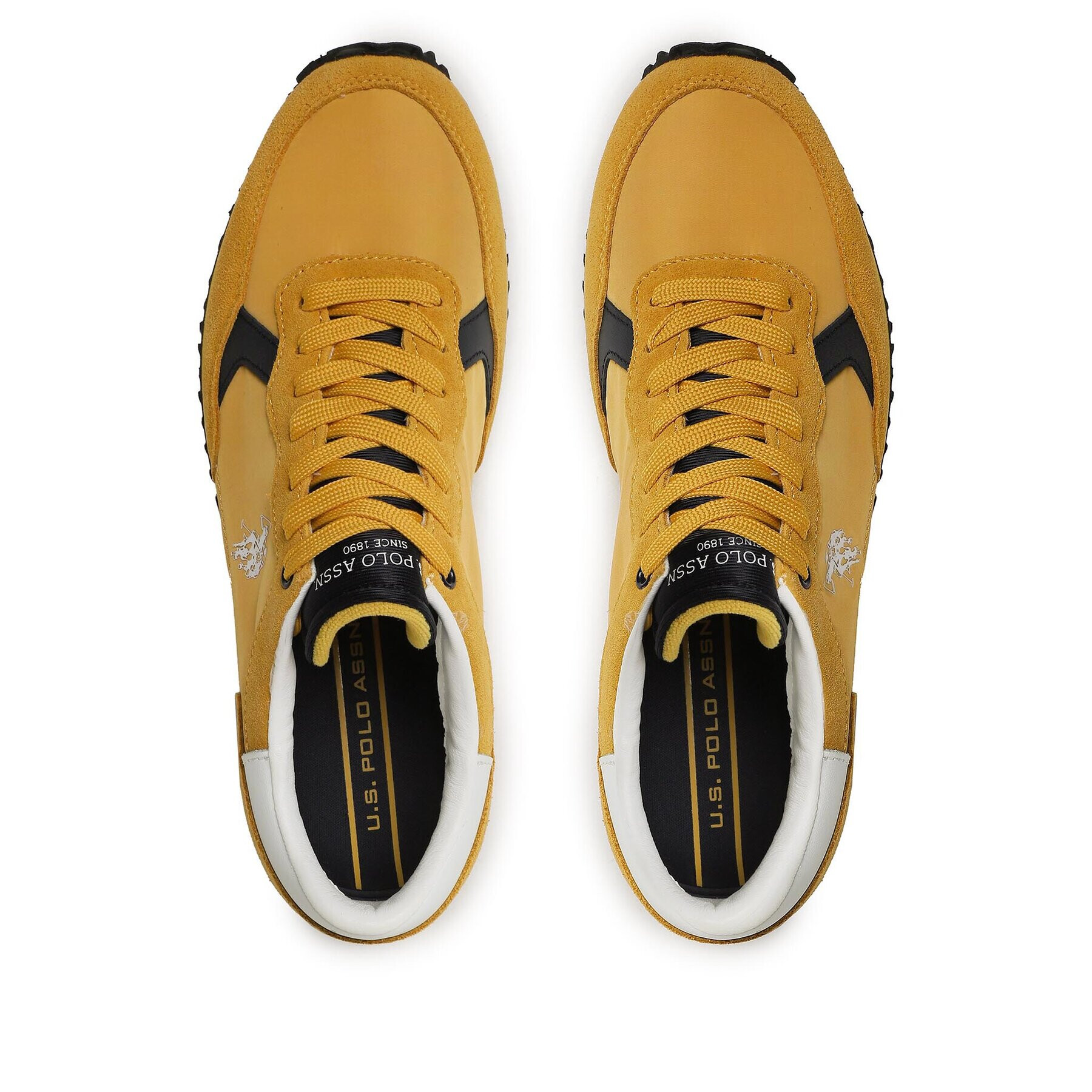 U.S. Polo Assn. Сникърси Cleef CLEEF001A Жълт - Pepit.bg