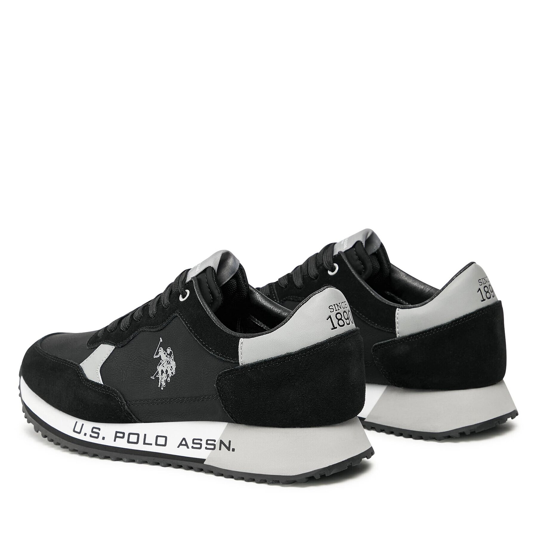 U.S. Polo Assn. Сникърси CLEEF005 Черен - Pepit.bg