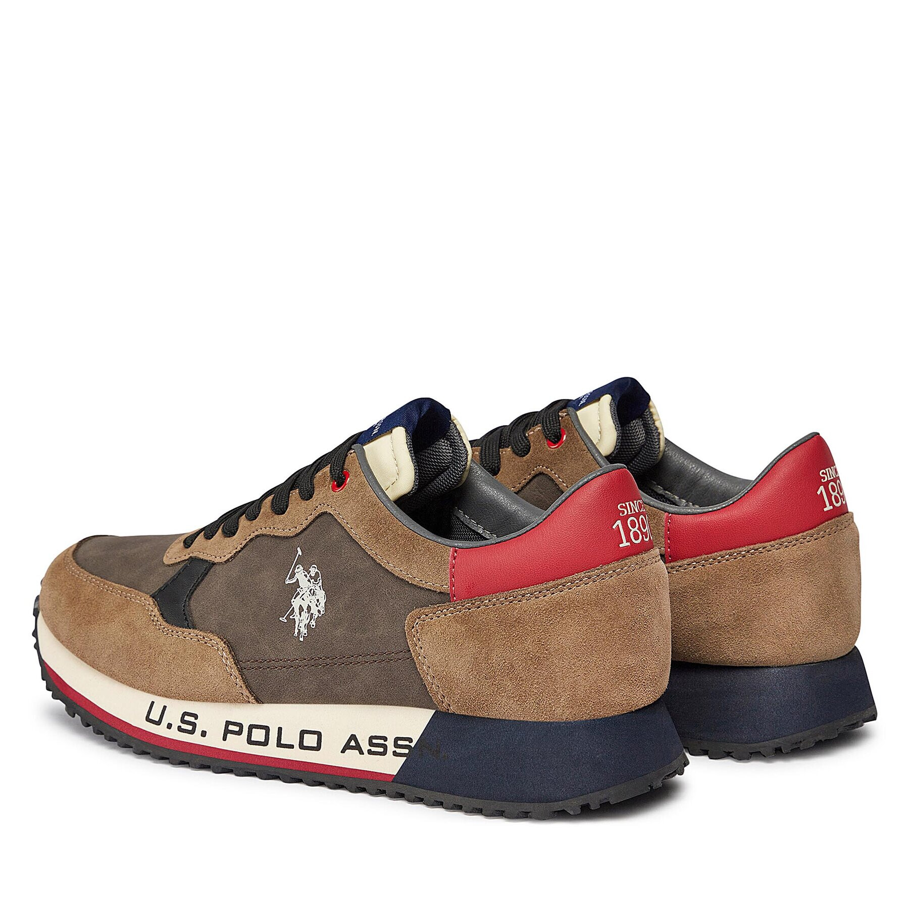 U.S. Polo Assn. Сникърси CLEEF005 Кафяв - Pepit.bg
