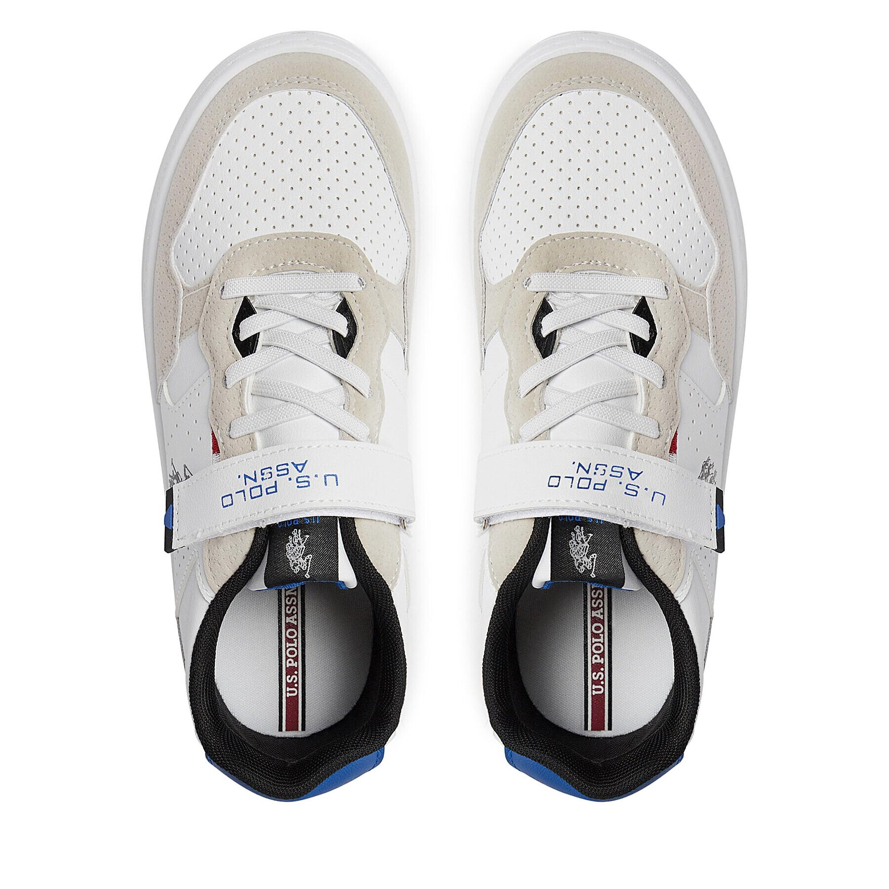 U.S. Polo Assn. Сникърси DENNY001 S Бял - Pepit.bg