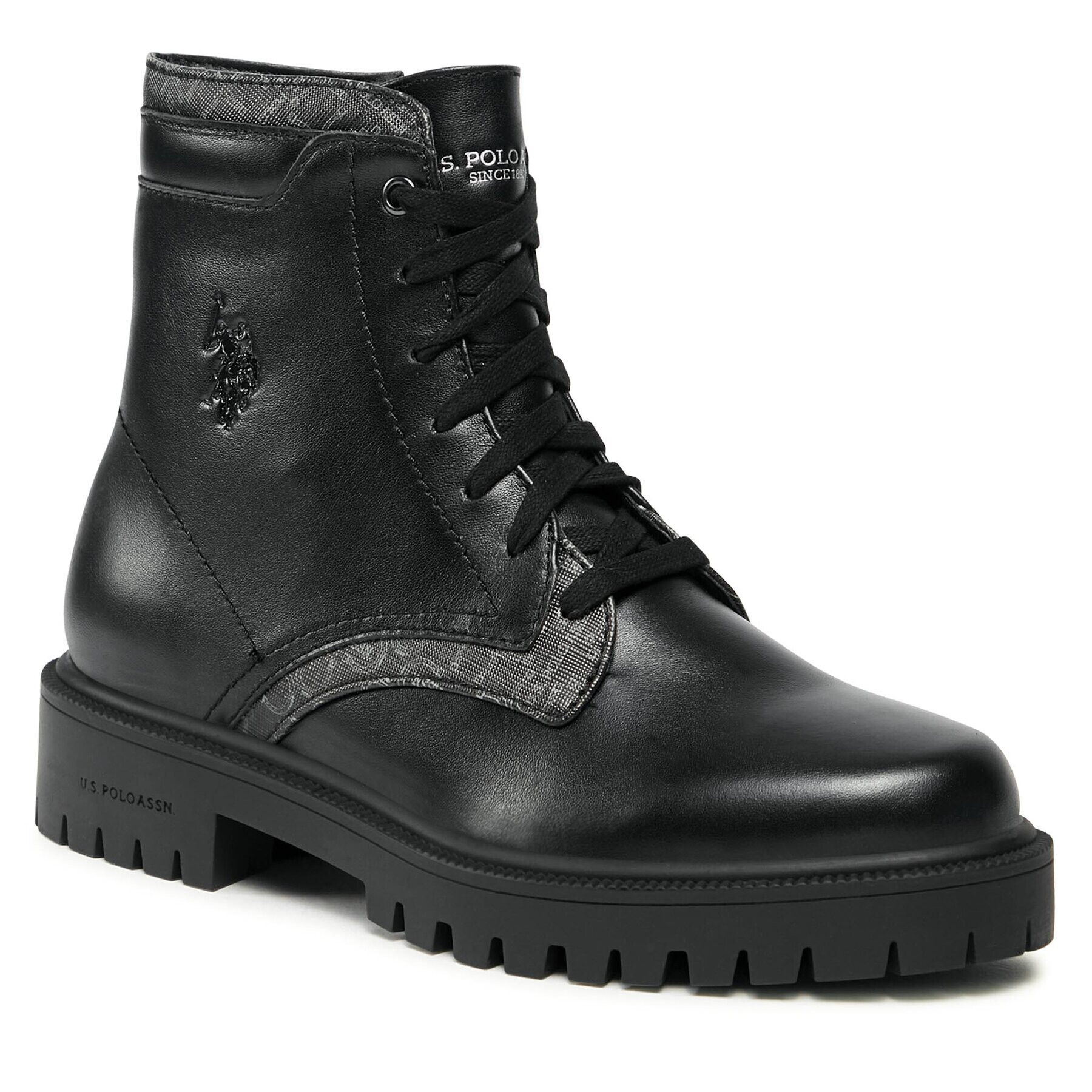 U.S. Polo Assn. Сникърси KARMA007 Черен - Pepit.bg