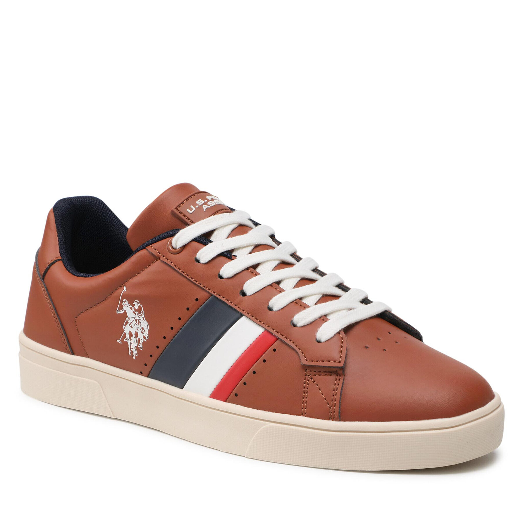 U.S. Polo Assn. Сникърси Kris003M/2Y1 Кафяв - Pepit.bg
