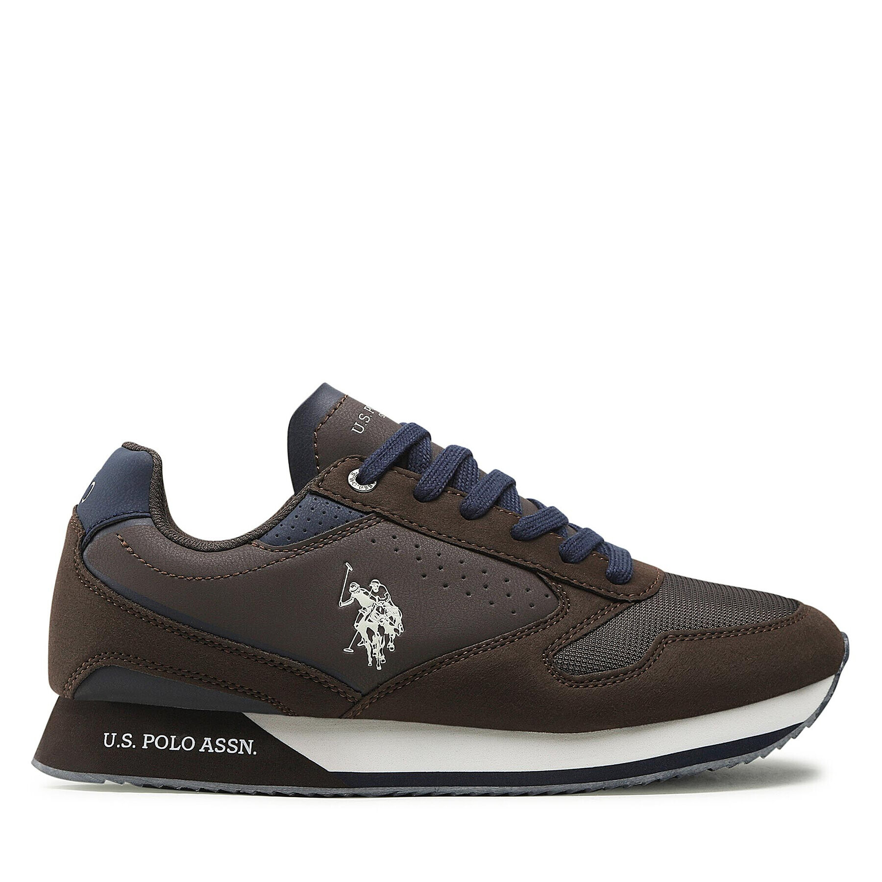 U.S. Polo Assn. Сникърси Nobil003B NOBIL003M/BHY3 Кафяв - Pepit.bg