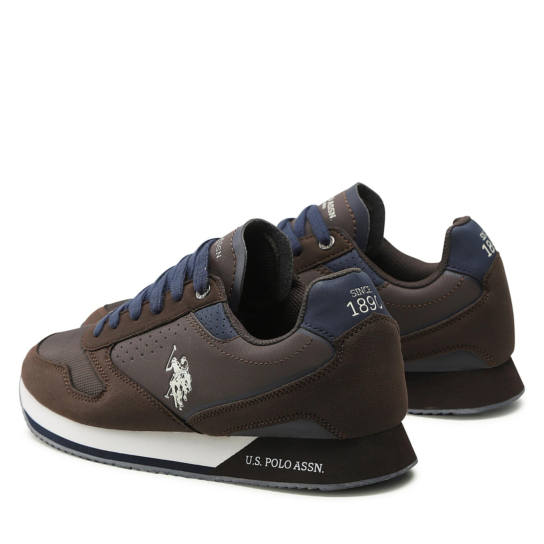 U.S. Polo Assn. Сникърси Nobil003B NOBIL003M/BHY3 Кафяв - Pepit.bg