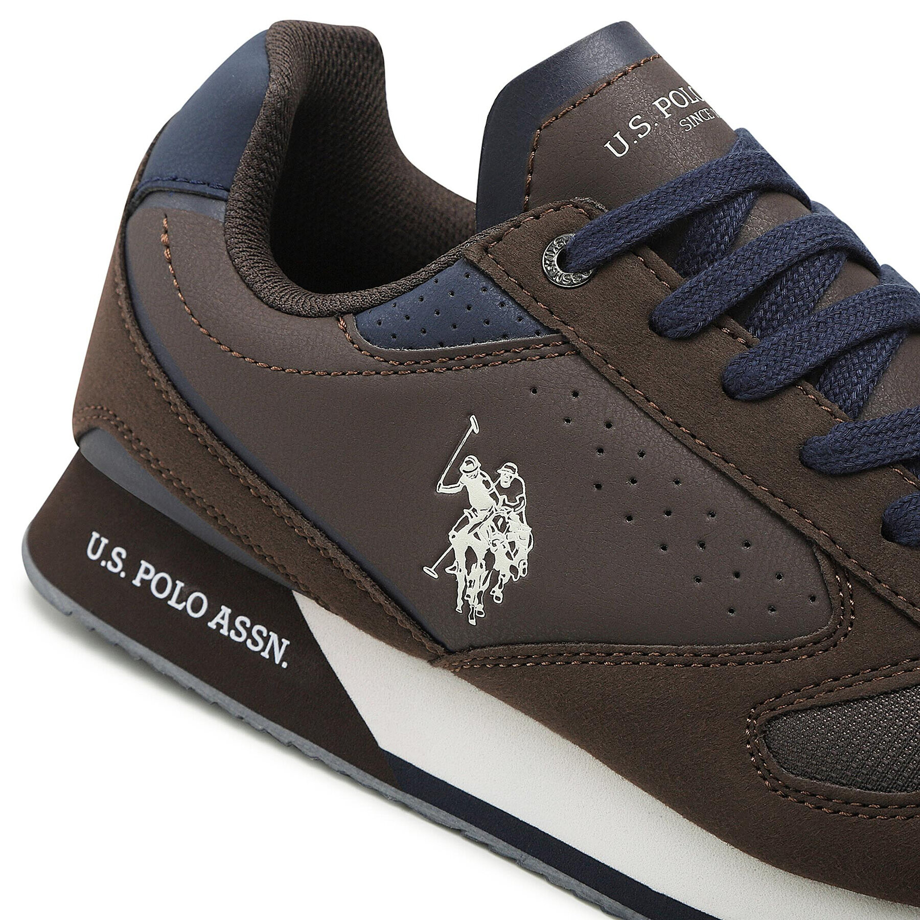 U.S. Polo Assn. Сникърси Nobil003B NOBIL003M/BHY3 Кафяв - Pepit.bg