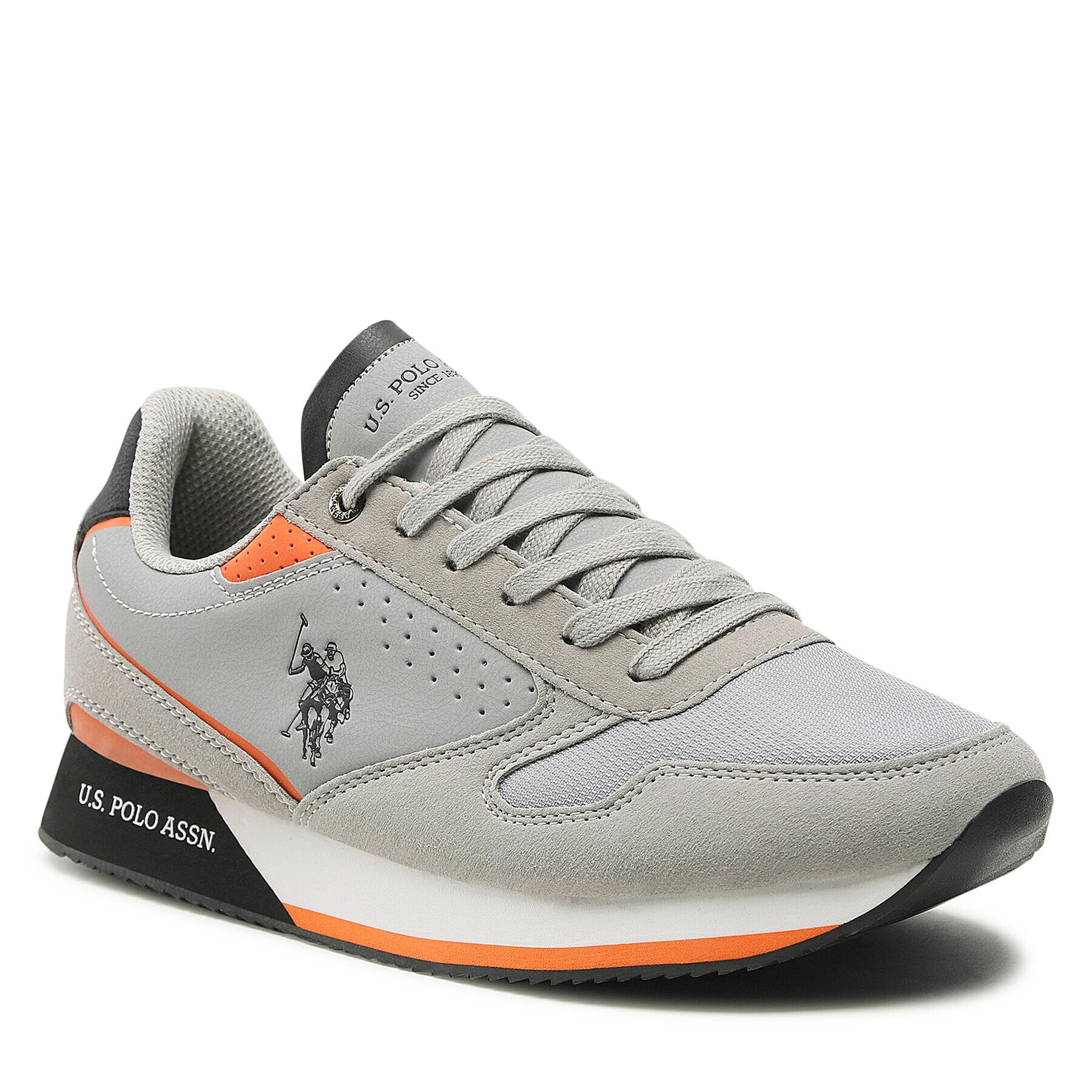 U.S. Polo Assn. Сникърси Nobil003B NOBIL003M/BHY3 Сив - Pepit.bg