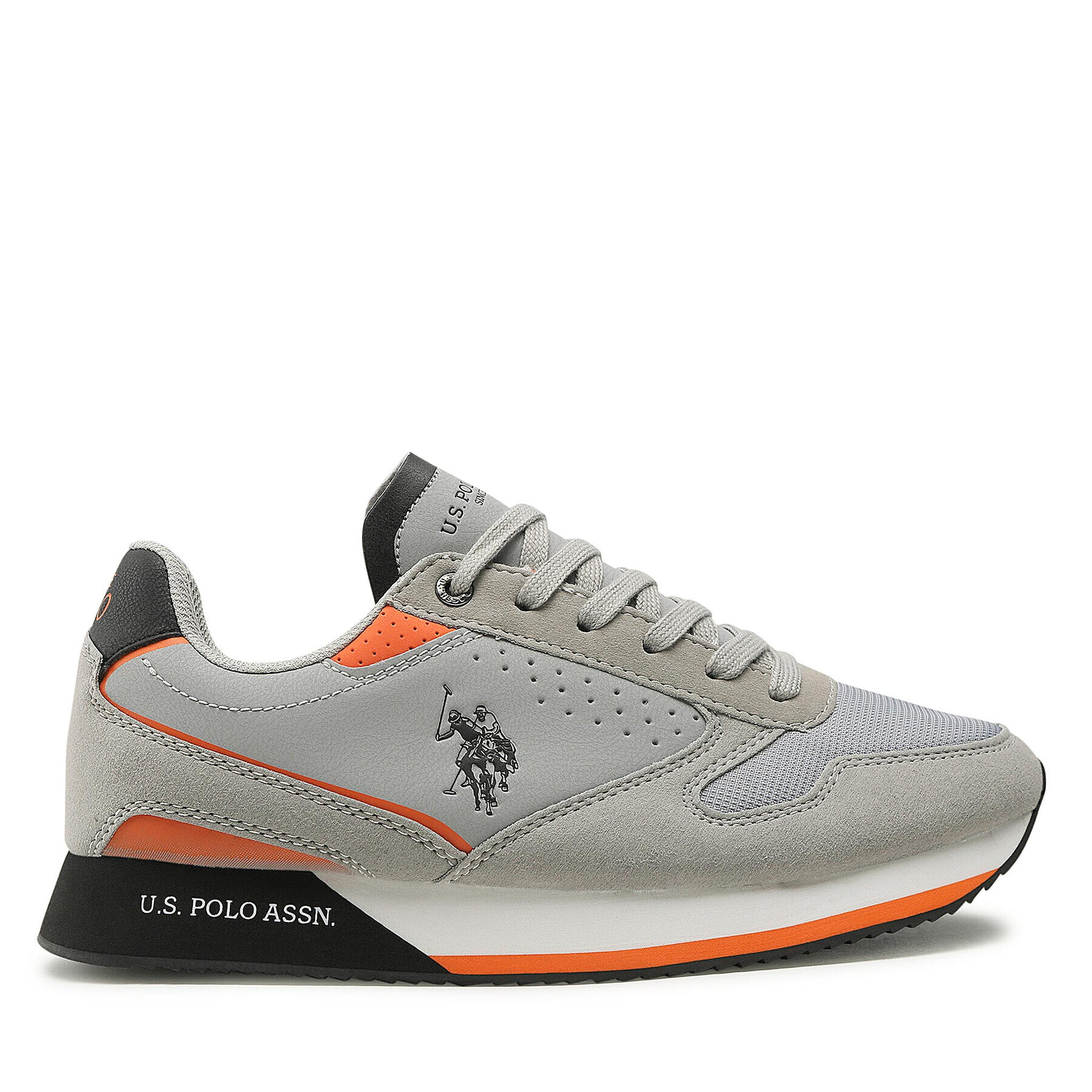 U.S. Polo Assn. Сникърси Nobil003B NOBIL003M/BHY3 Сив - Pepit.bg