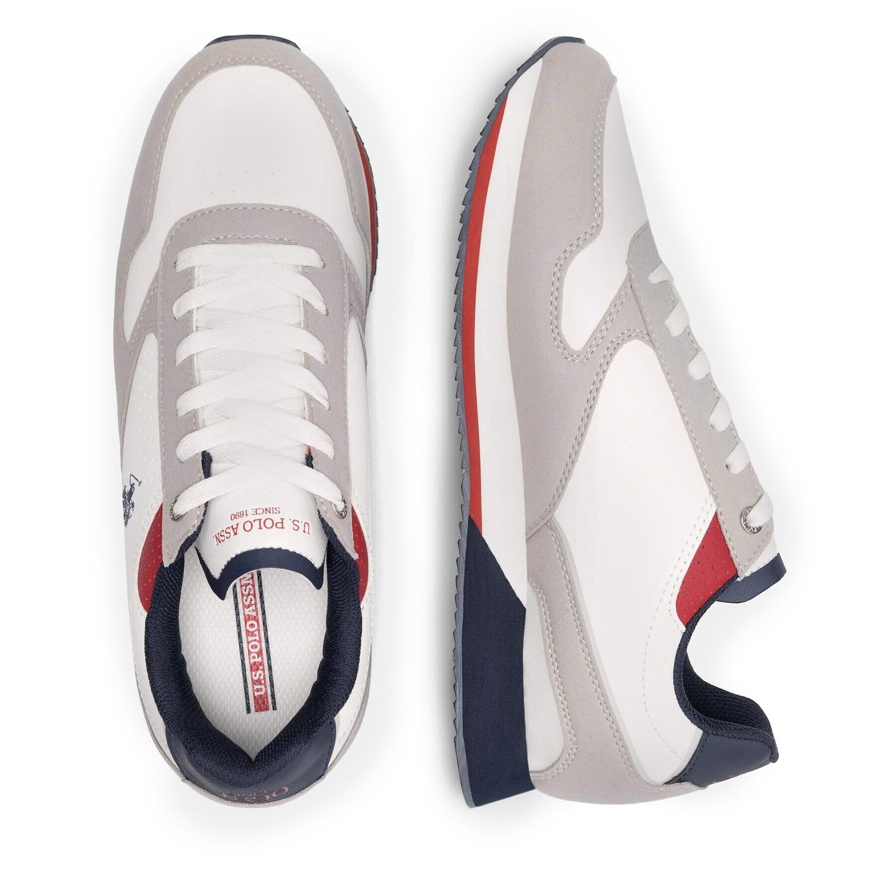 U.S. Polo Assn. Сникърси NOBIL003M/CHY4 Бял - Pepit.bg