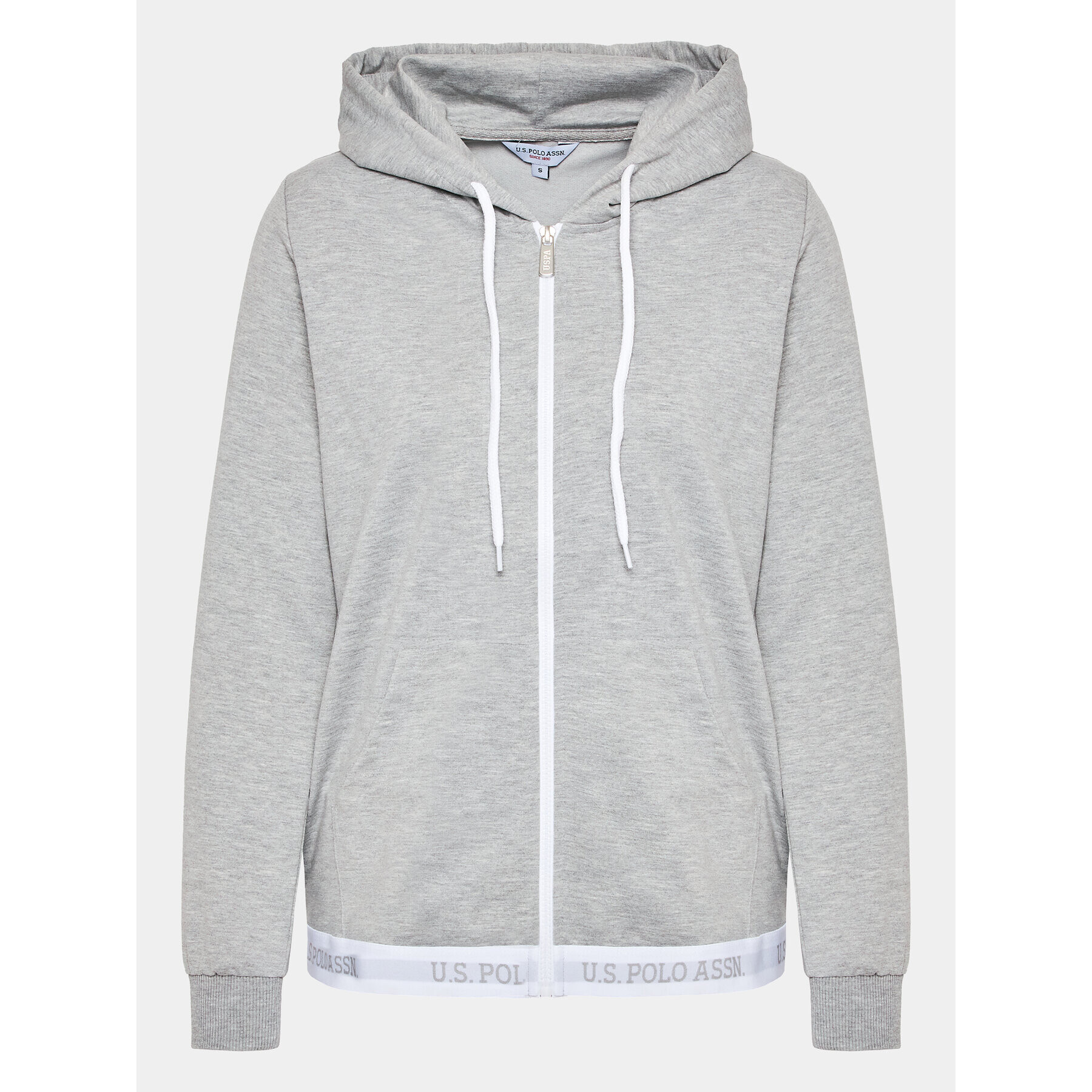 U.S. Polo Assn. Суитшърт Lounge 16599 Сив Regular Fit - Pepit.bg