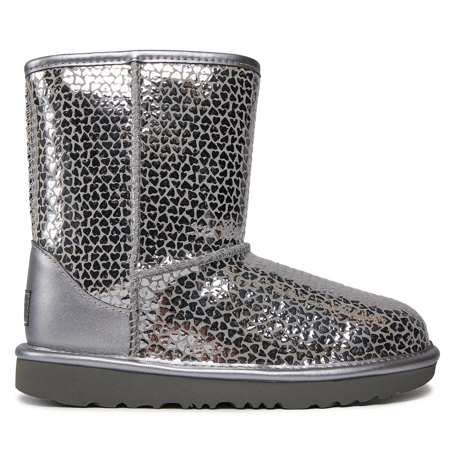 Ugg Апрески Classic II Gel Hearts 1151613K Сребрист - Pepit.bg