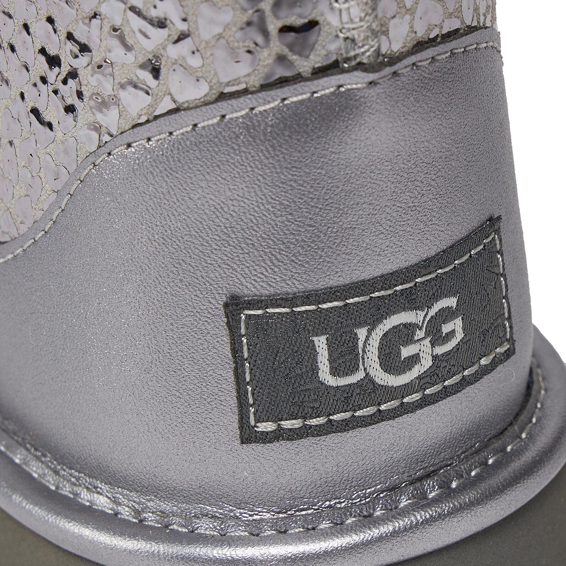 Ugg Апрески Classic II Gel Hearts 1151613K Сребрист - Pepit.bg