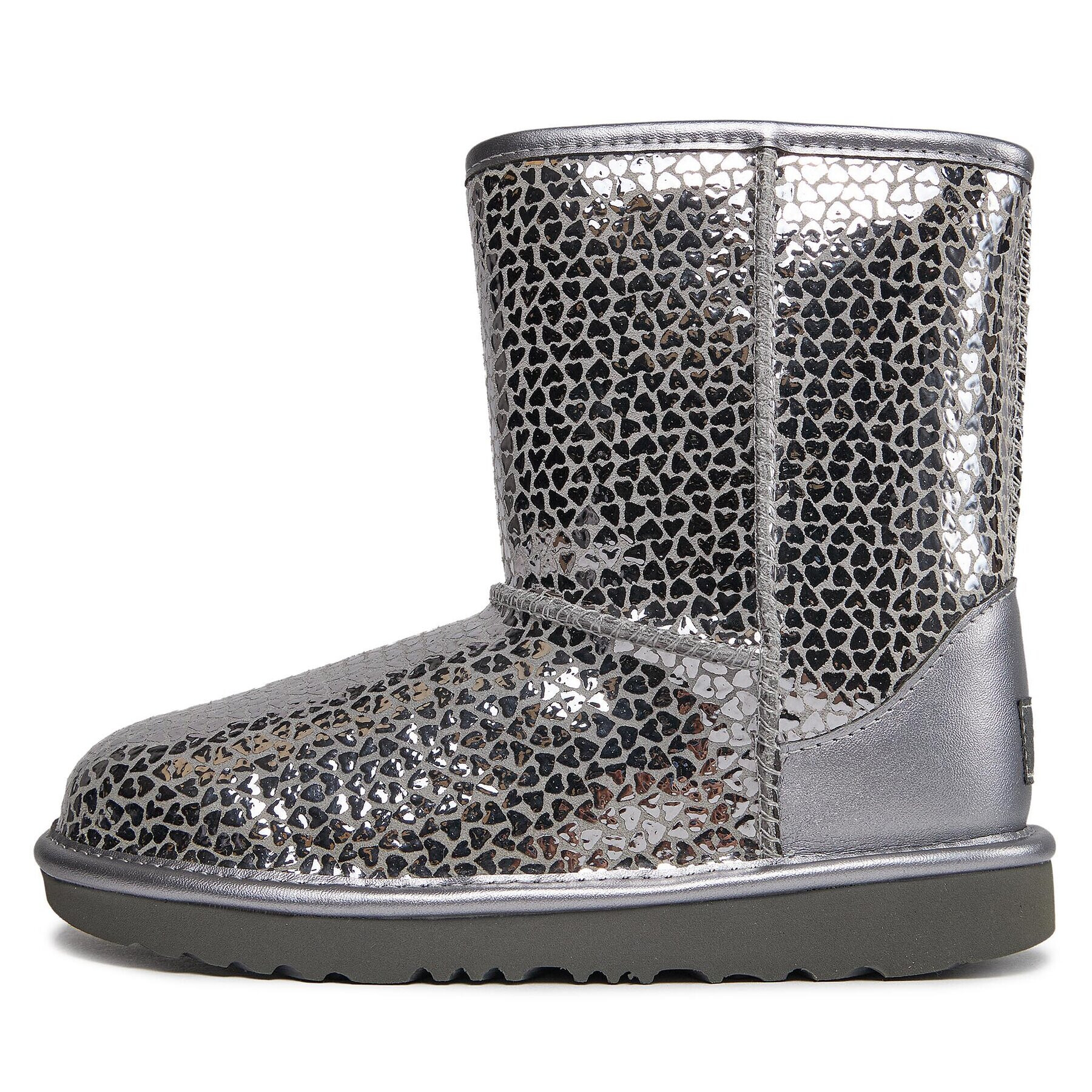 Ugg Апрески Classic II Gel Hearts 1151613K Сребрист - Pepit.bg