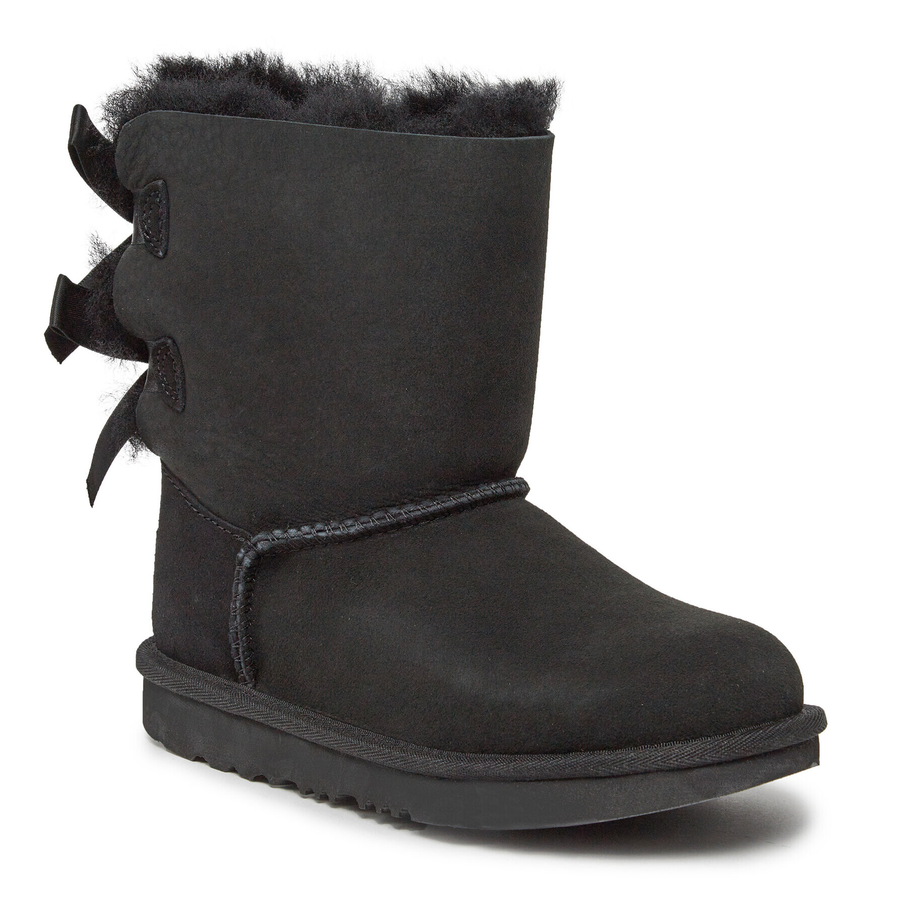 Ugg Апрески K Bailey Bow II 1017394K Черен - Pepit.bg