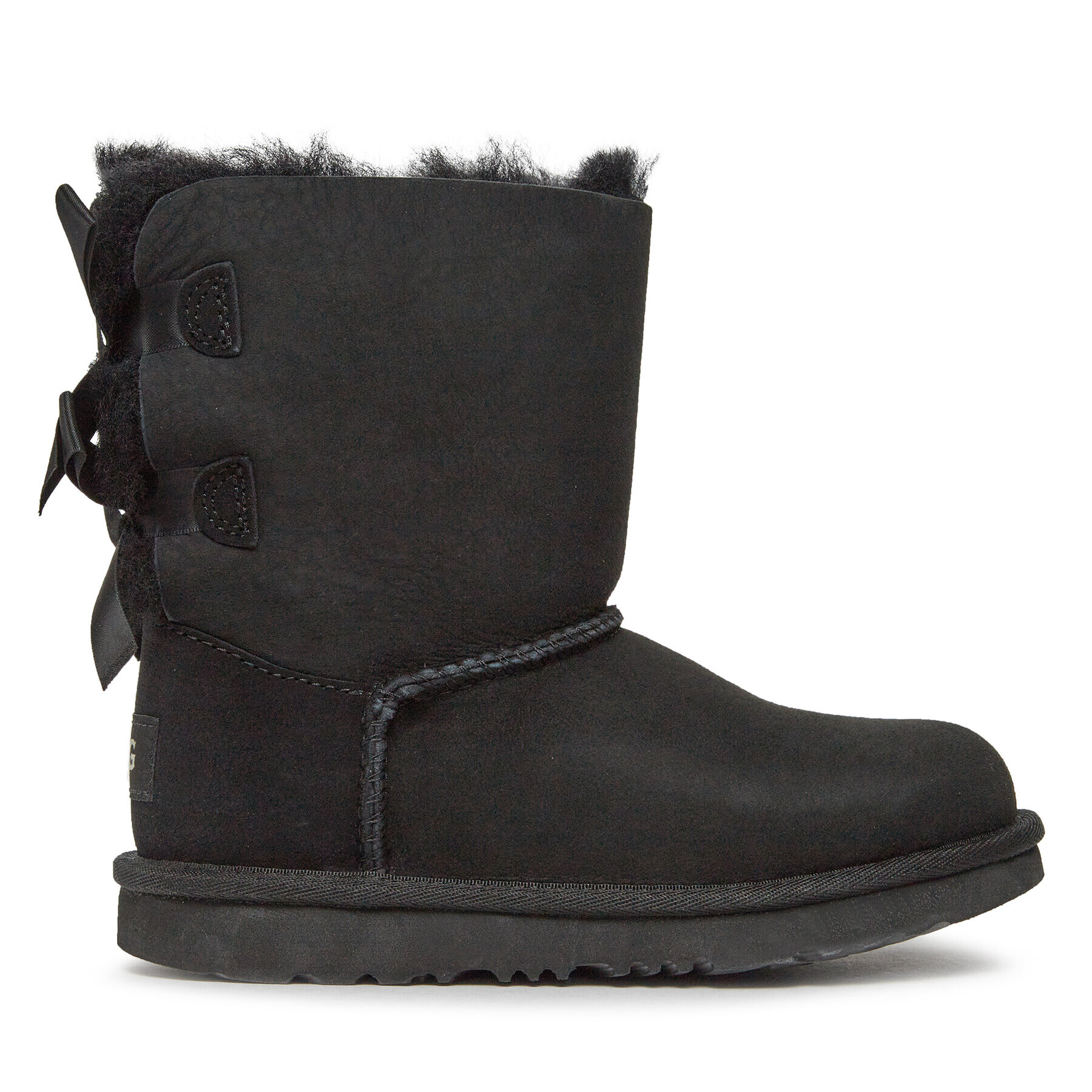Ugg Апрески K Bailey Bow II 1017394K Черен - Pepit.bg