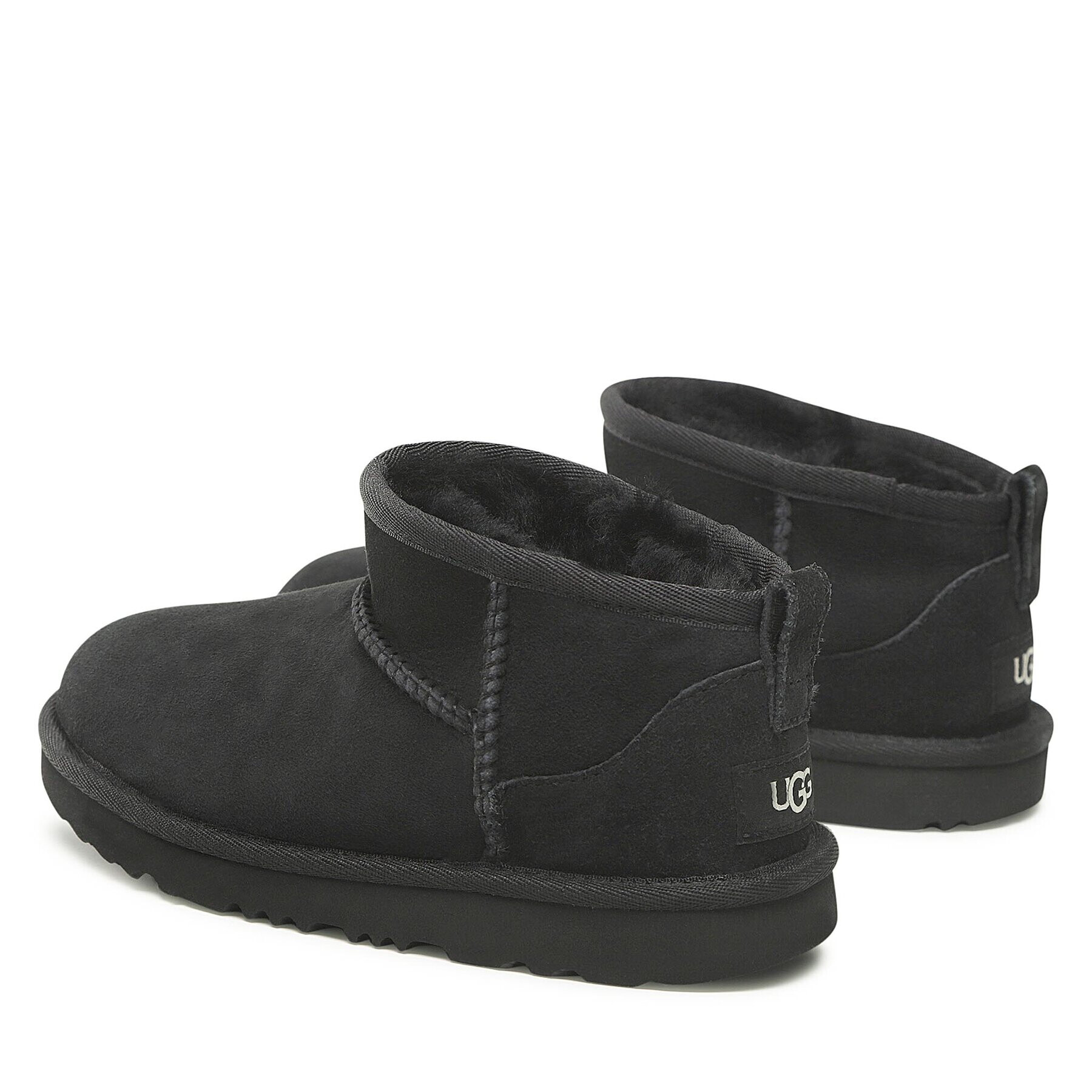 Ugg Апрески Kids' Classic Ultra Mini 1130750K Черен - Pepit.bg