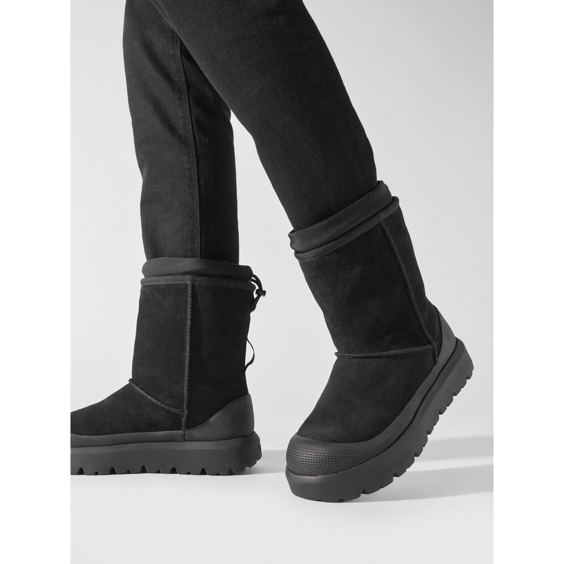 Ugg Апрески M Classic Short Weather Hybrid 1143992 Черен - Pepit.bg