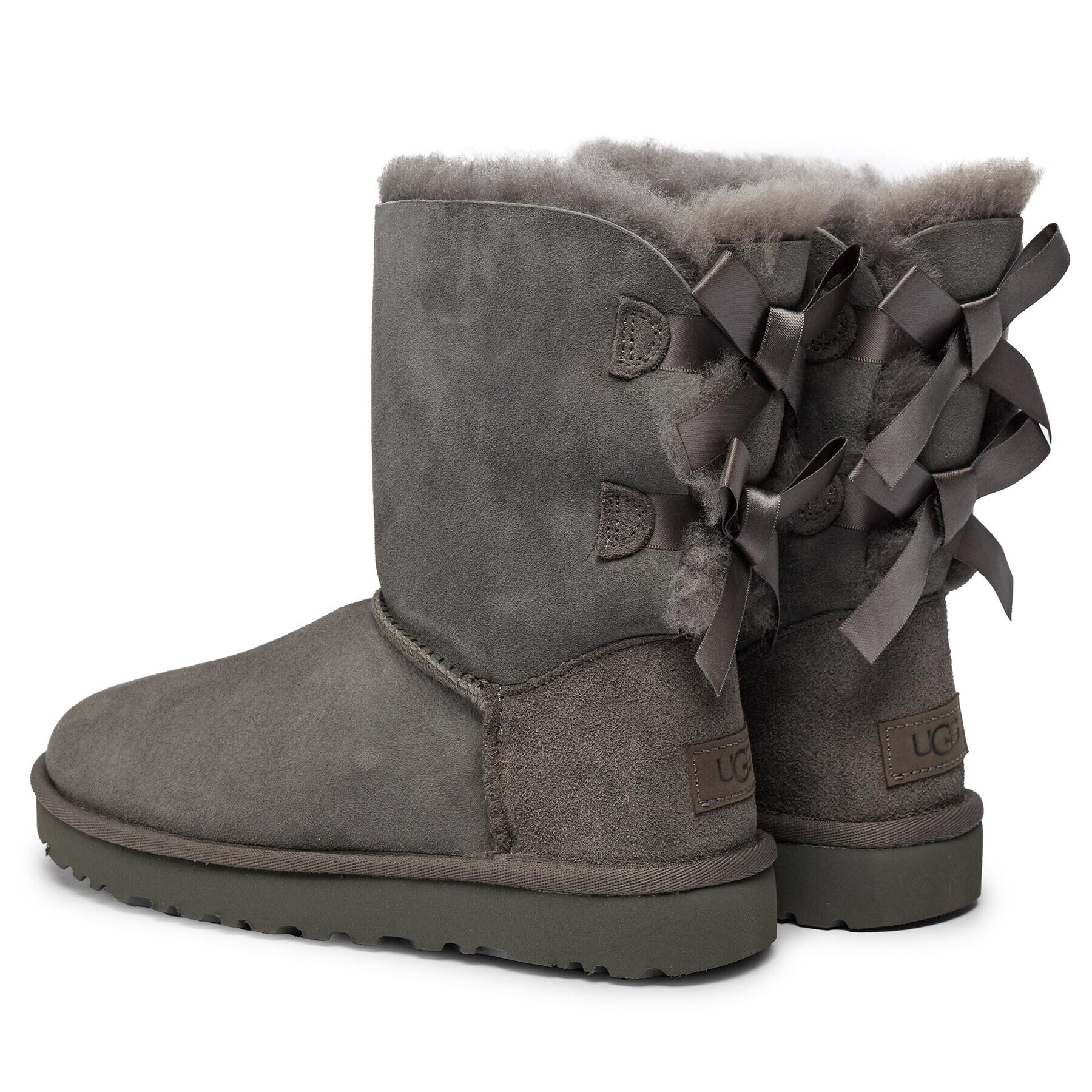 Ugg Апрески W Bailey Bow II 1016225 Сив - Pepit.bg