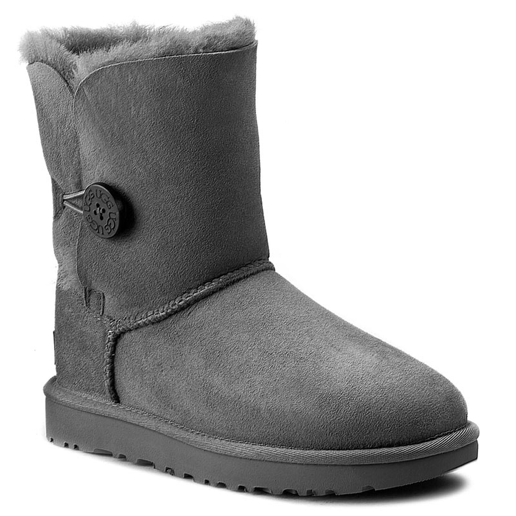 Ugg Апрески W Bailey Button II 1016226 Сив - Pepit.bg