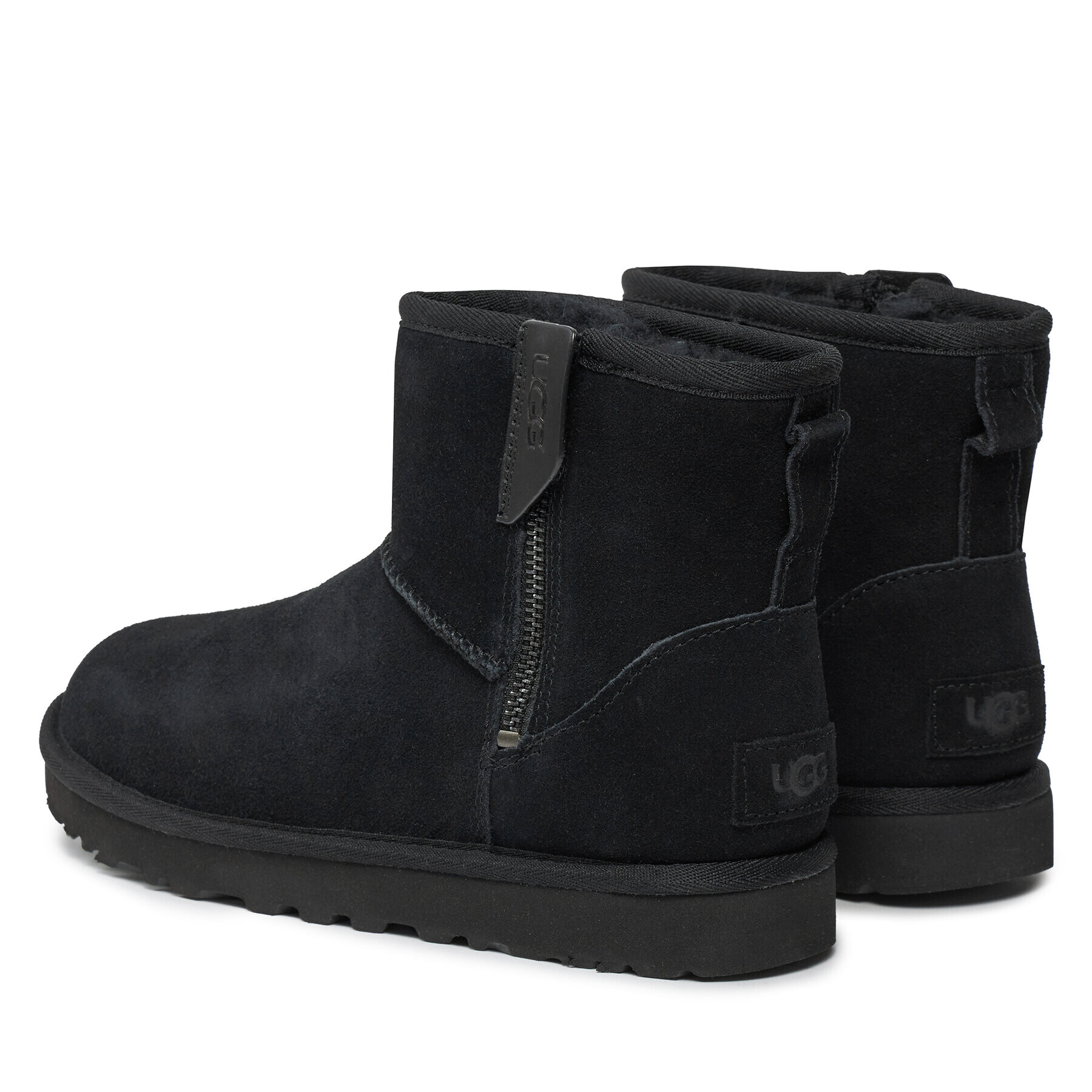 Ugg Апрески W Classic Mini Bailey Zip 1151230 Черен - Pepit.bg