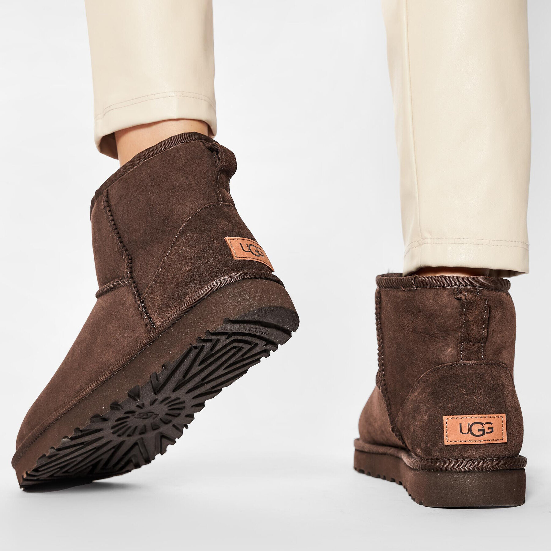 Ugg Апрески W Classic Mini II 1016222 Кафяв - Pepit.bg