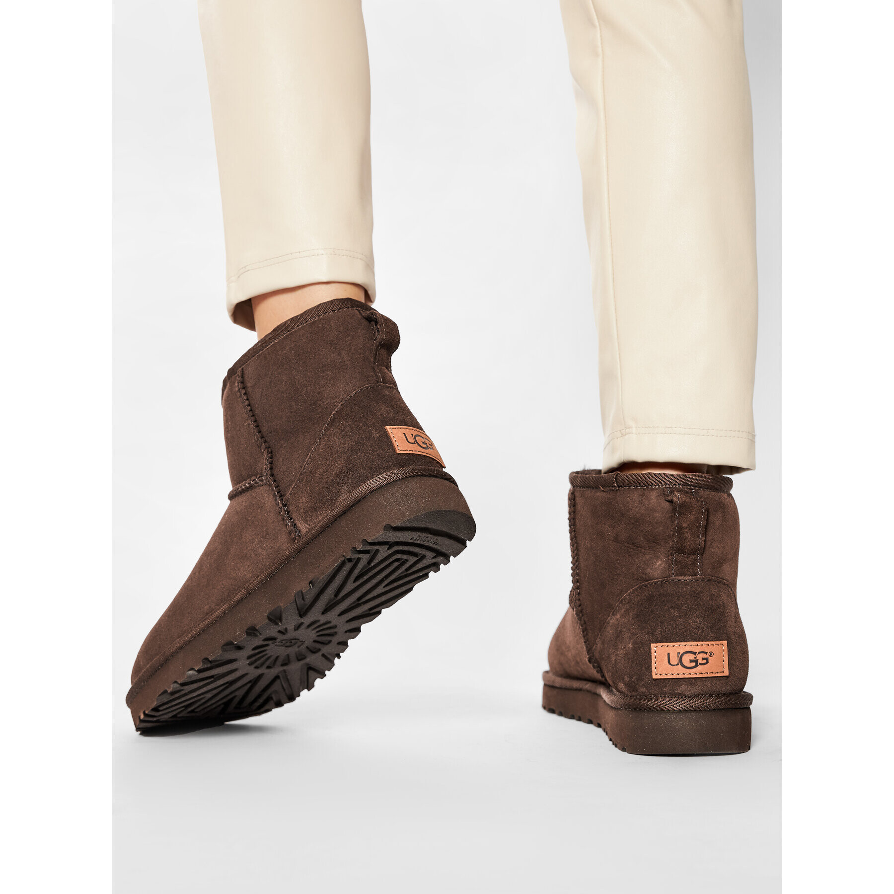 Ugg Апрески W Classic Mini II 1016222 Кафяв - Pepit.bg