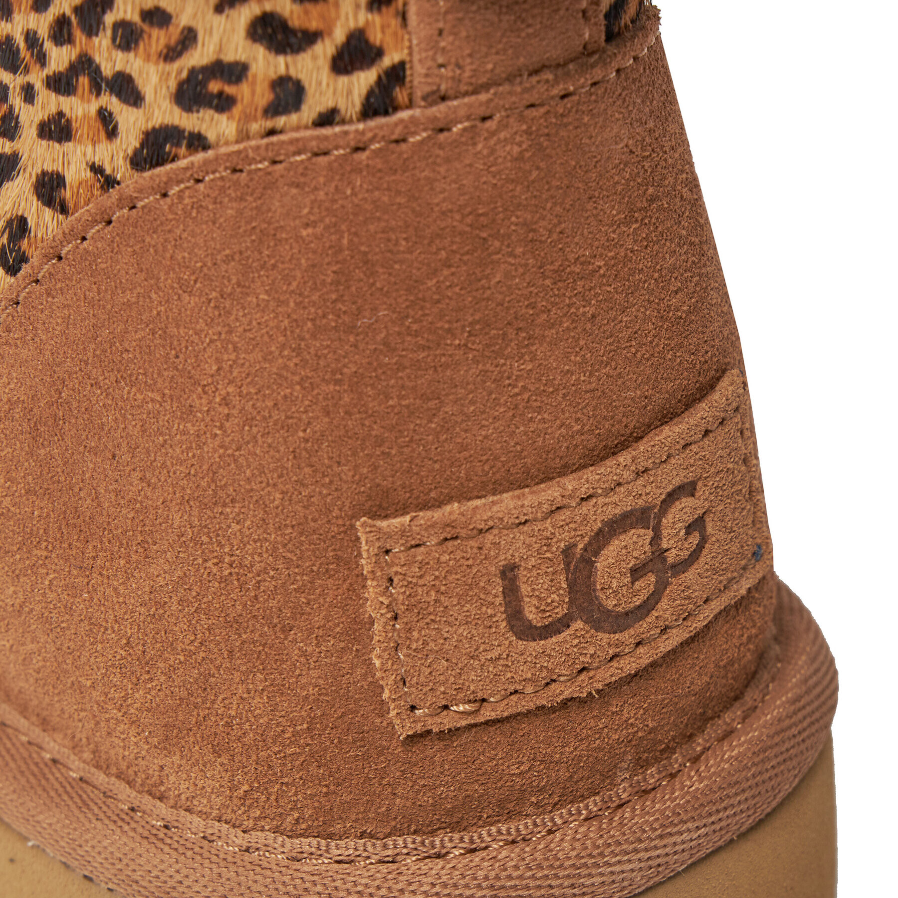 Ugg Апрески W Classic Mini Speckles 1151551 Кафяв - Pepit.bg