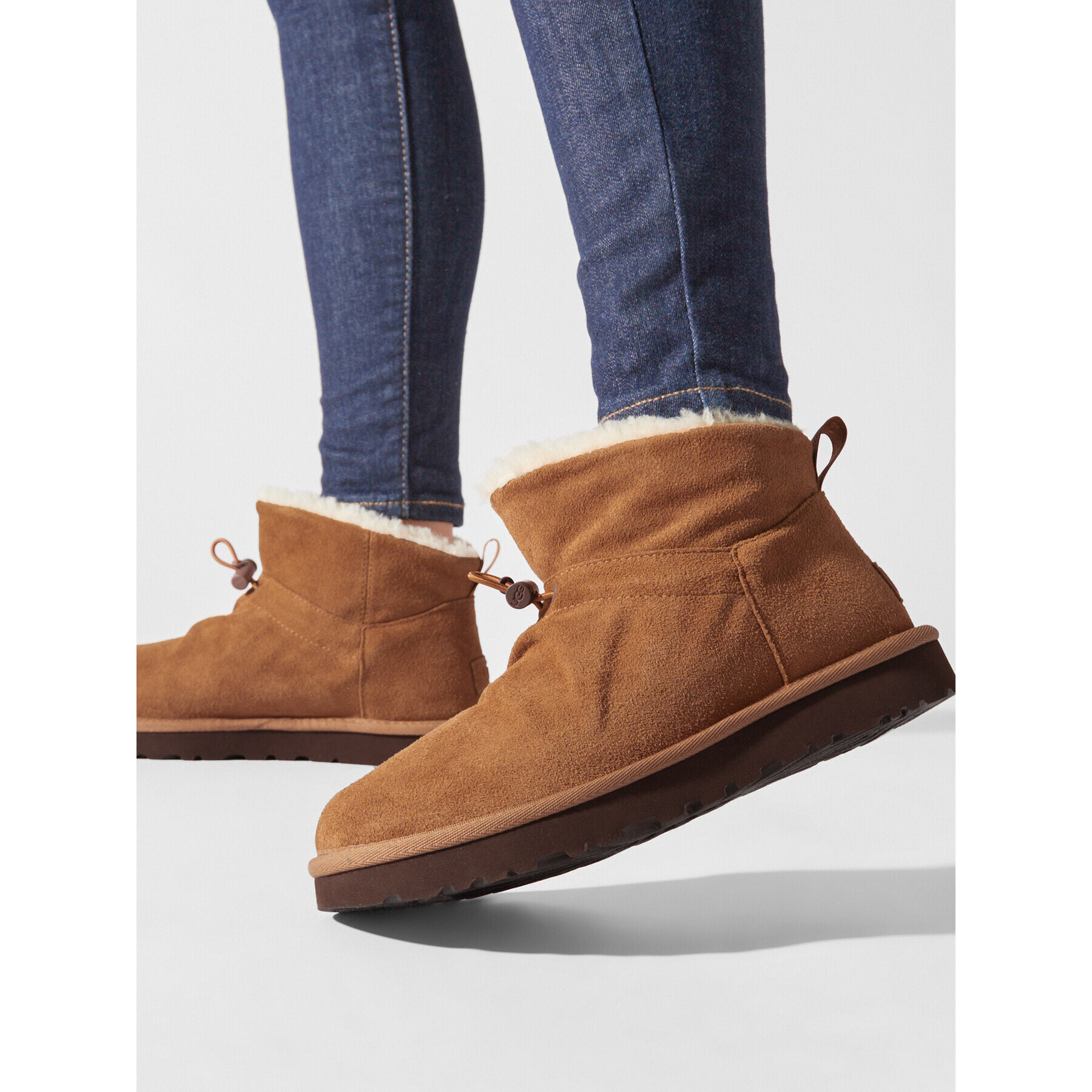 Ugg Апрески W Classic Mini Toggler 1143937 Кафяв - Pepit.bg