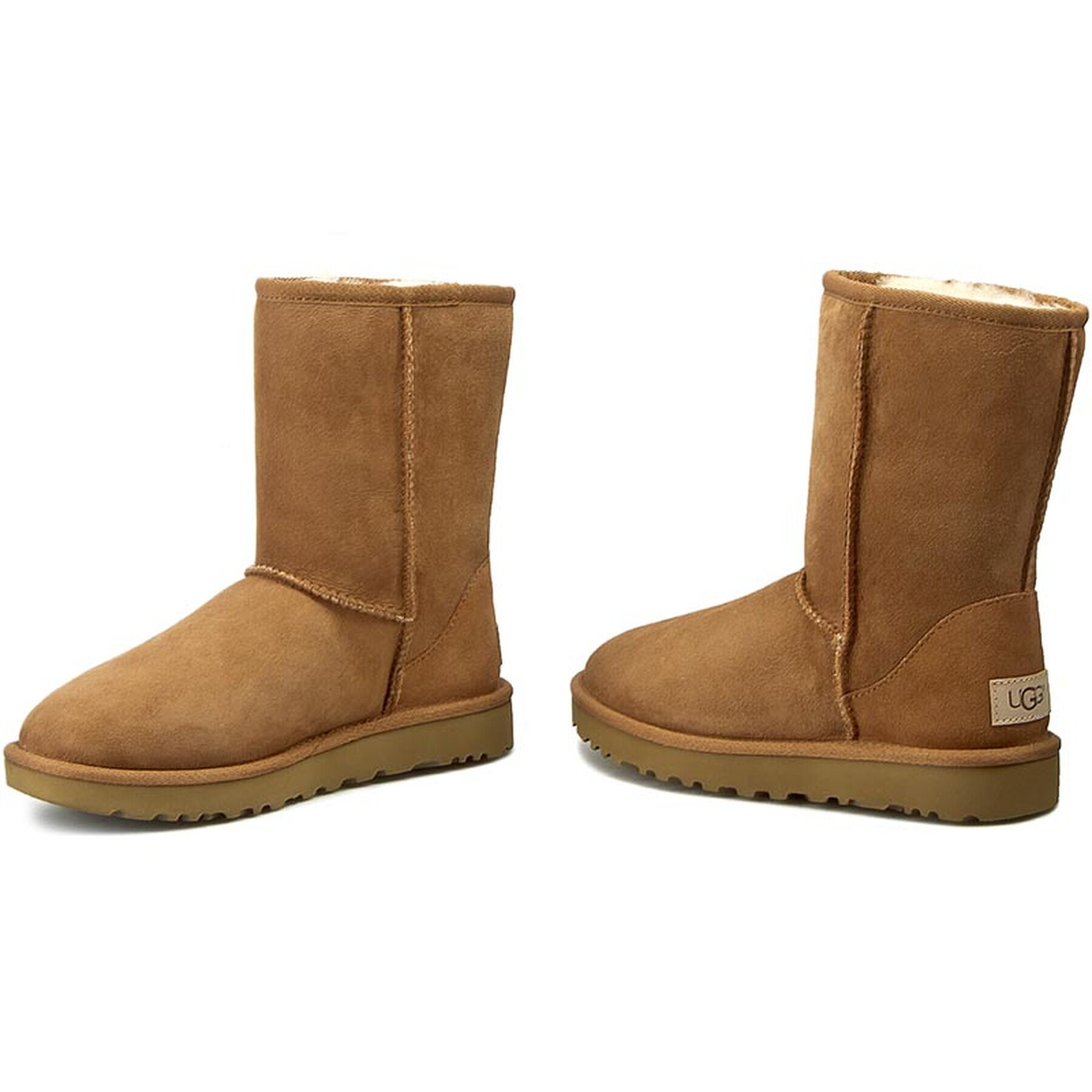 Ugg Апрески W Classic Short II 1016223 Кафяв - Pepit.bg