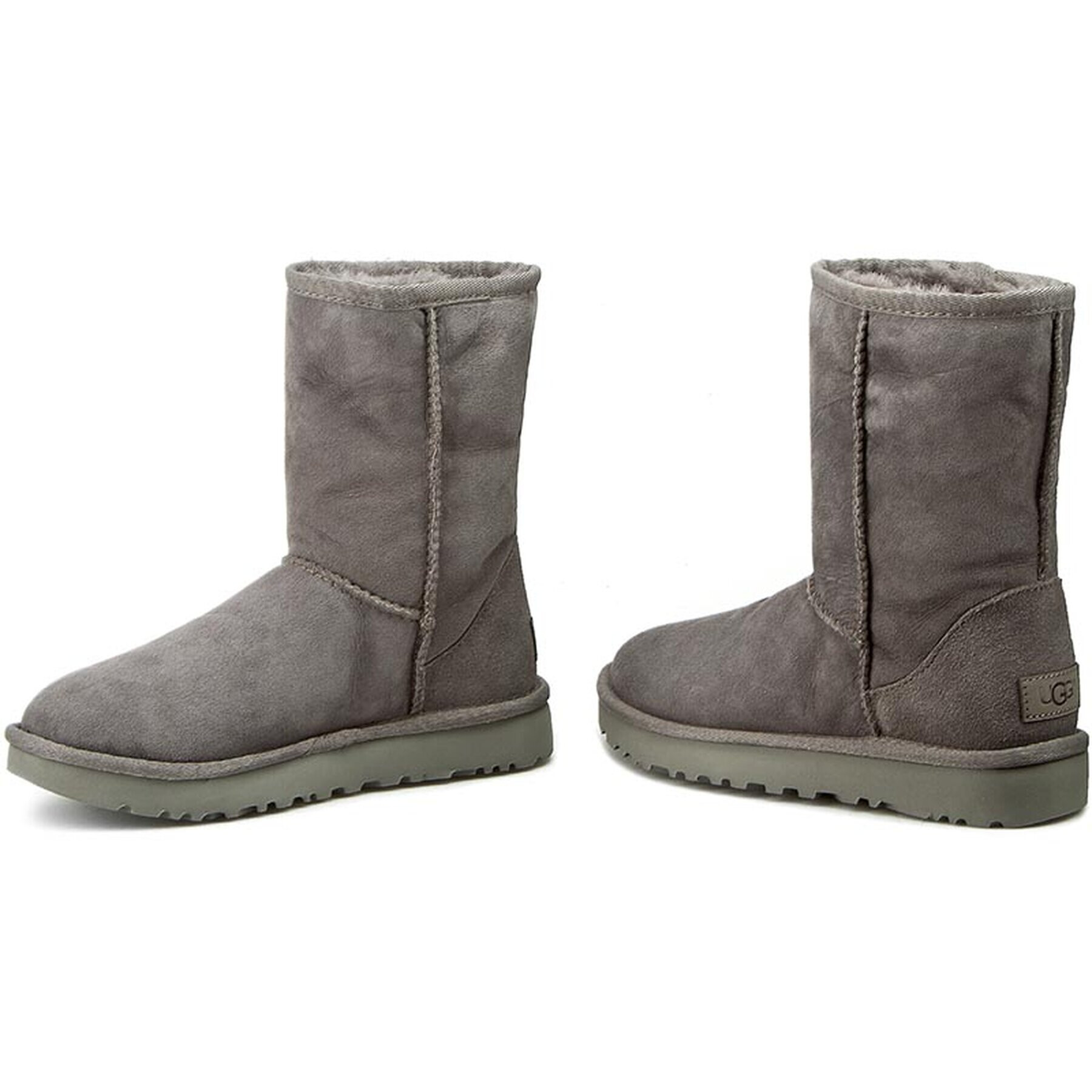 Ugg Апрески W Classic Short II 1016223 Сив - Pepit.bg