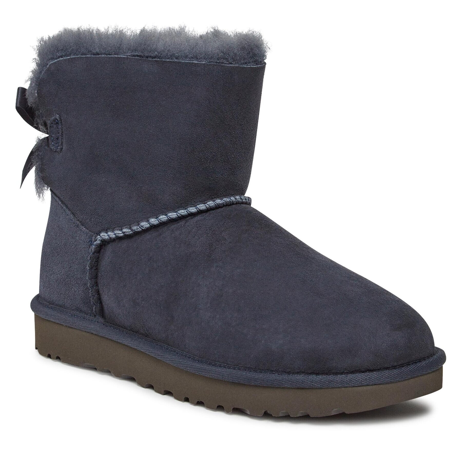 Ugg Апрески W Mini Bailey Bow II 1016501 Тъмносин - Pepit.bg