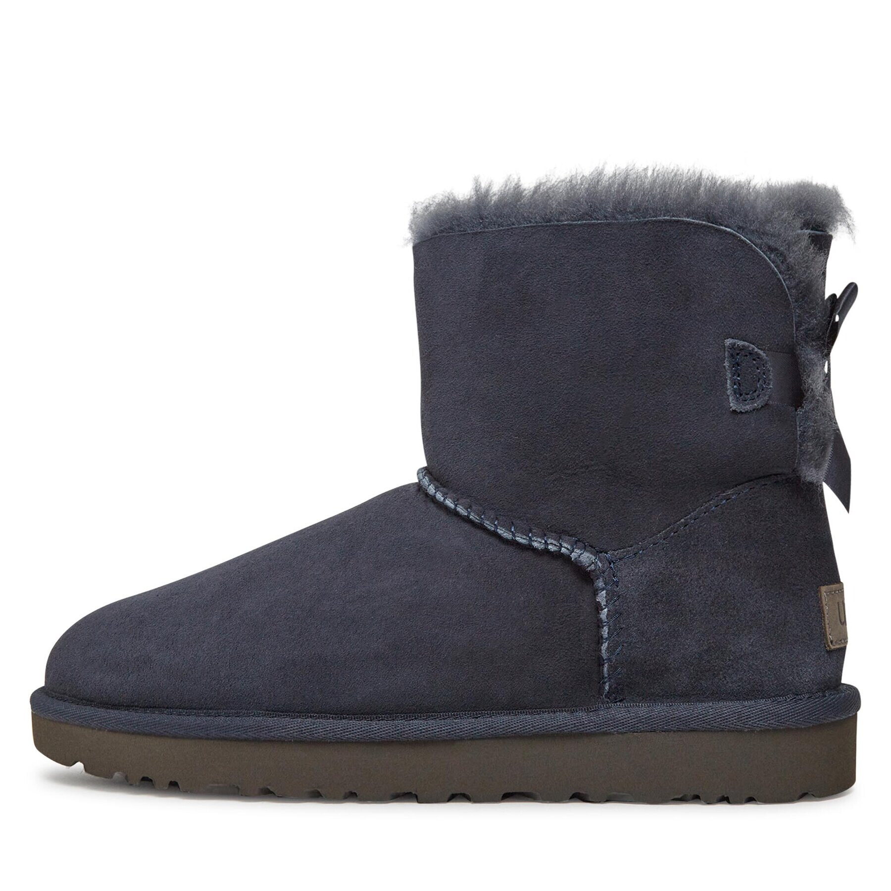 Ugg Апрески W Mini Bailey Bow II 1016501 Тъмносин - Pepit.bg