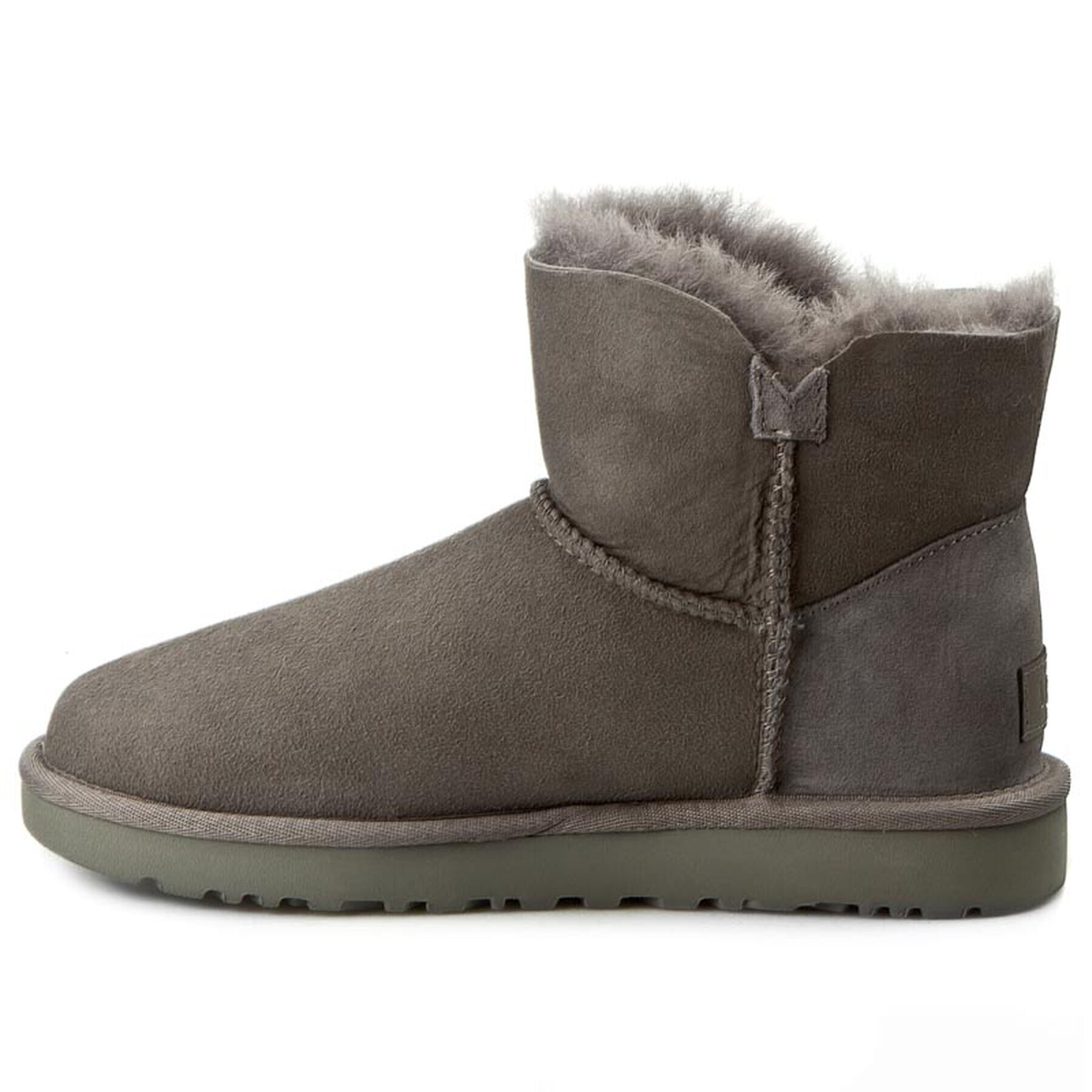 Ugg Апрески W Mini Bailey Button II 1016422 Сив - Pepit.bg