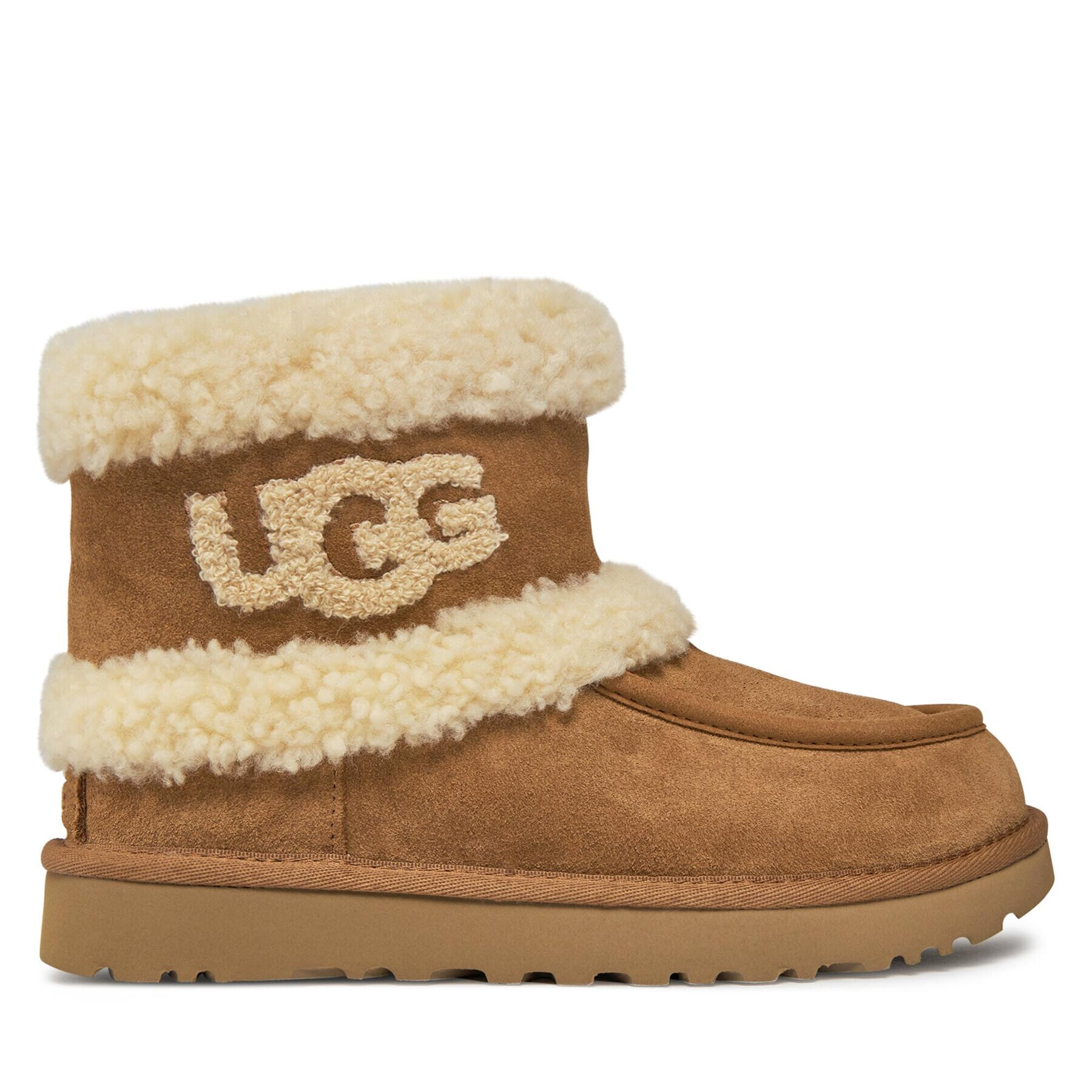 Ugg Апрески W Ultra Mini Fluff 1145410 Кафяв - Pepit.bg