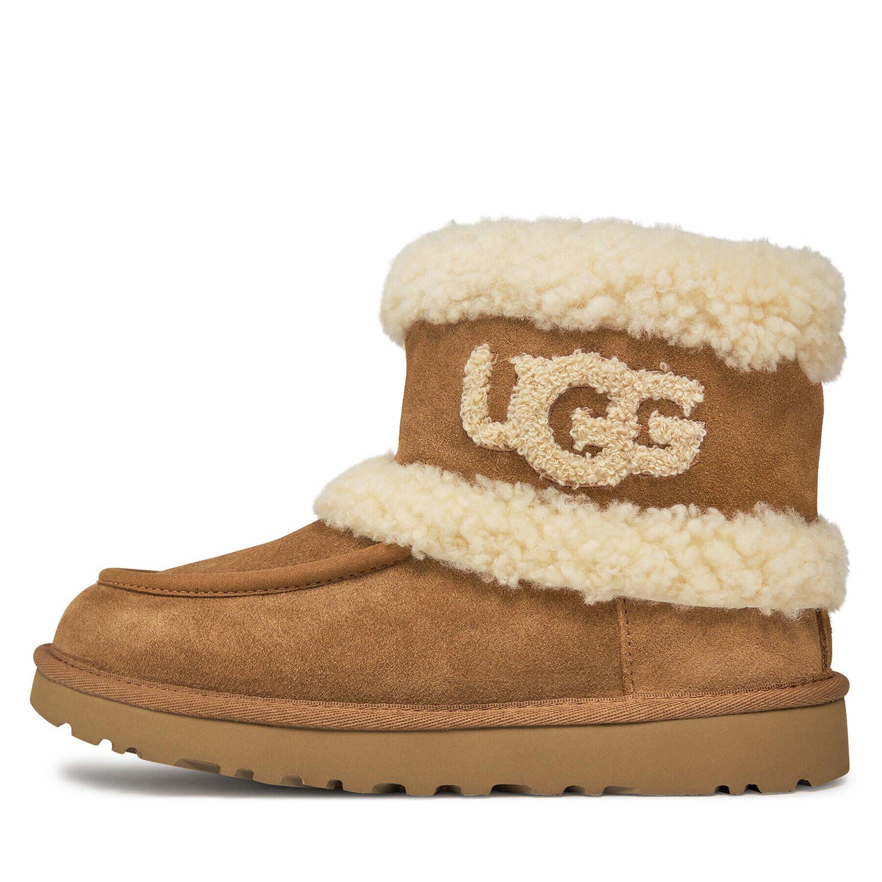 Ugg Апрески W Ultra Mini Fluff 1145410 Кафяв - Pepit.bg