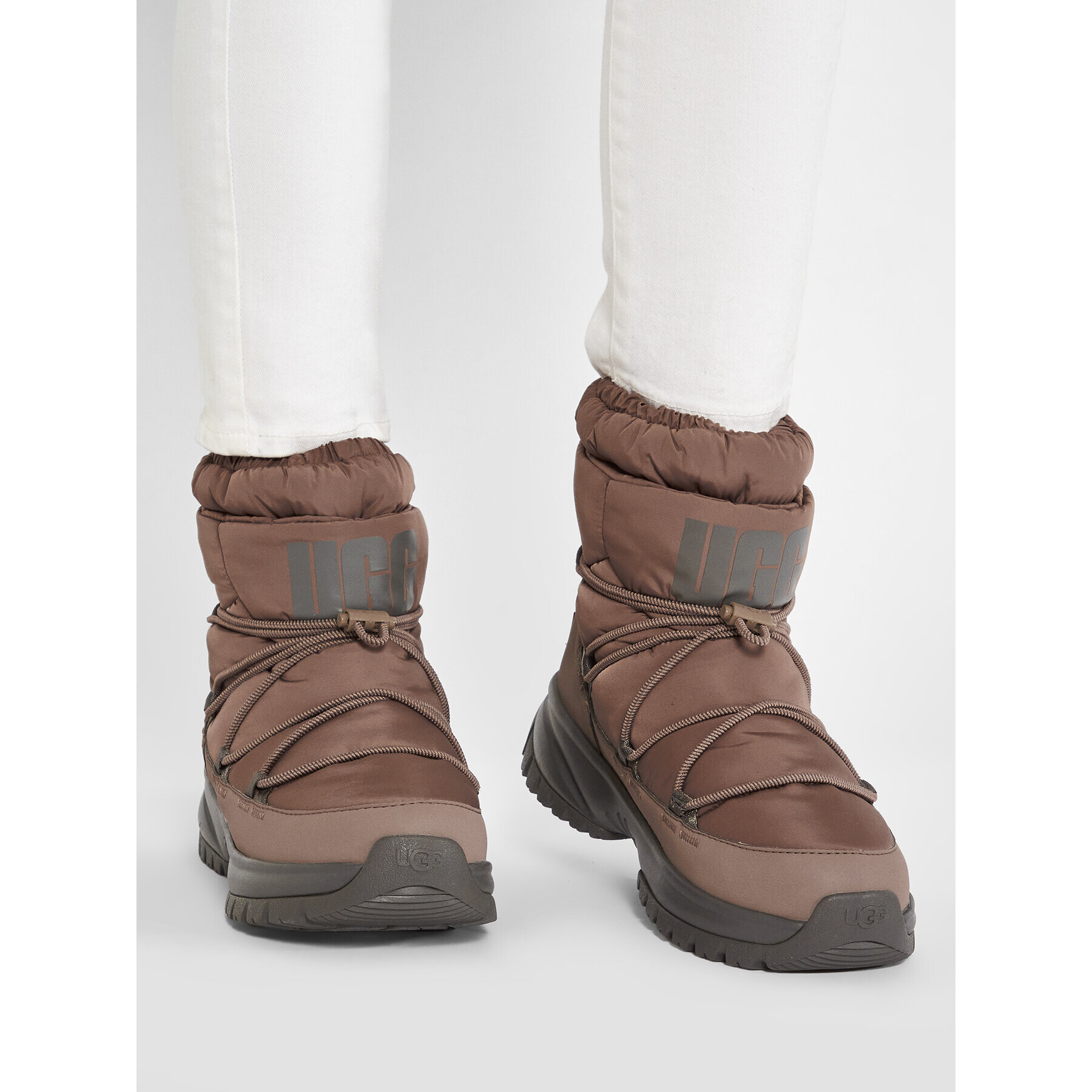 Ugg Апрески W Yose Puffer Mid 1131978 Кафяв - Pepit.bg