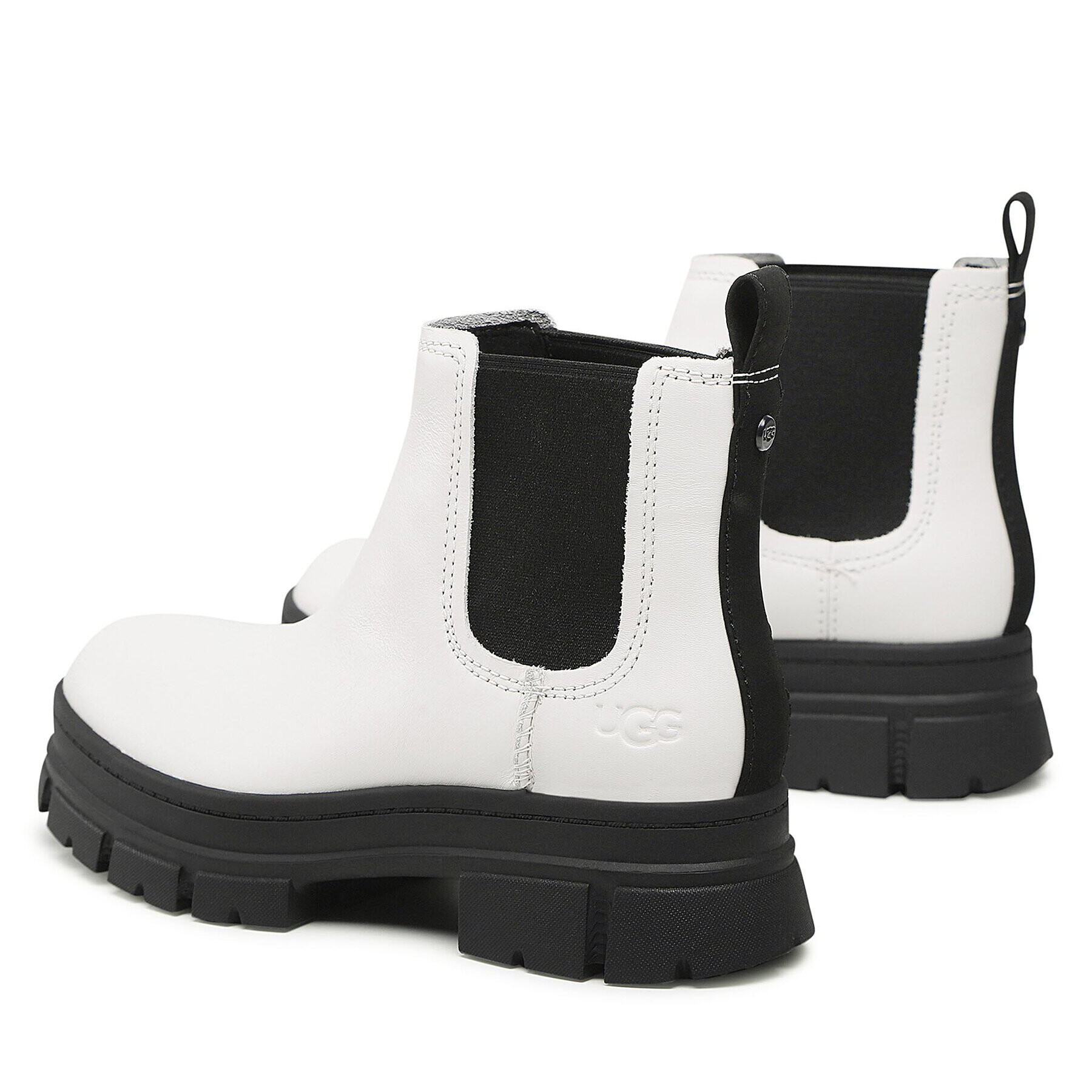 Ugg Боти тип челси W Ashton Chelsea 1130515 Бял - Pepit.bg